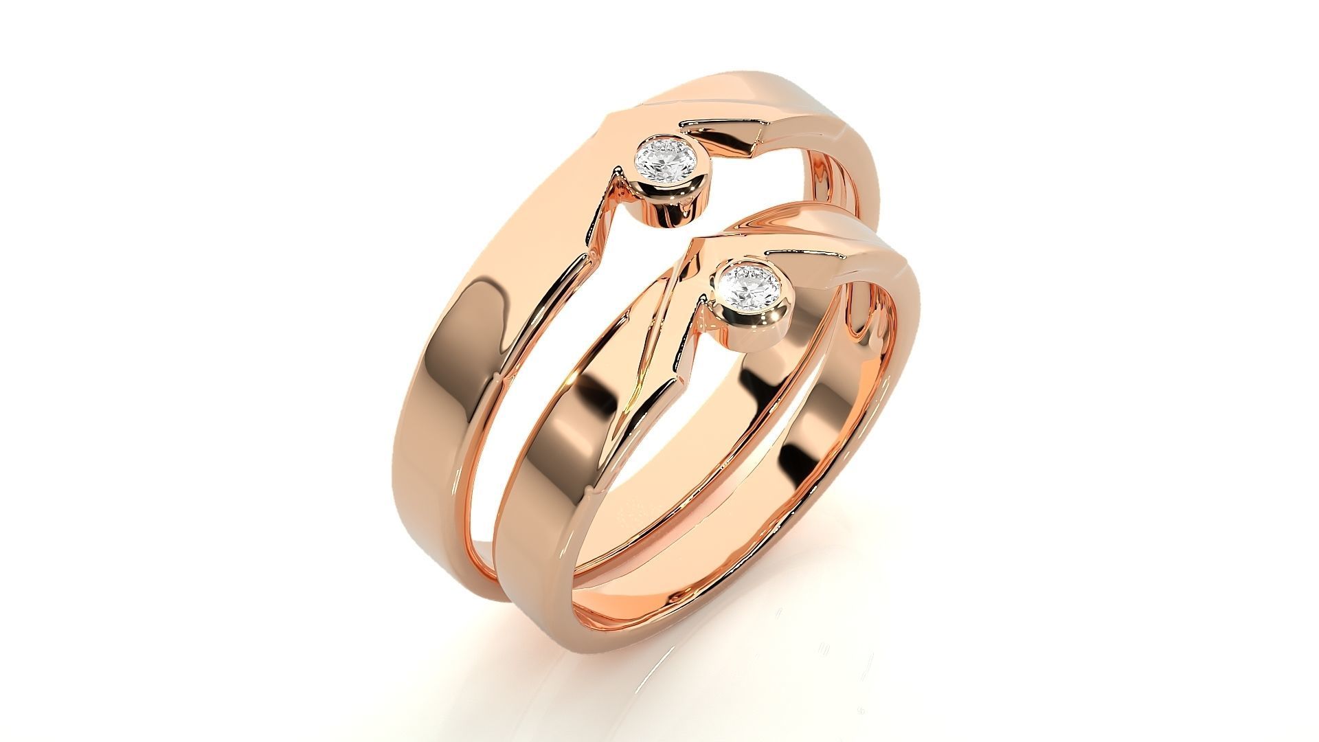 Wedding Band - 4525 3D print model_4