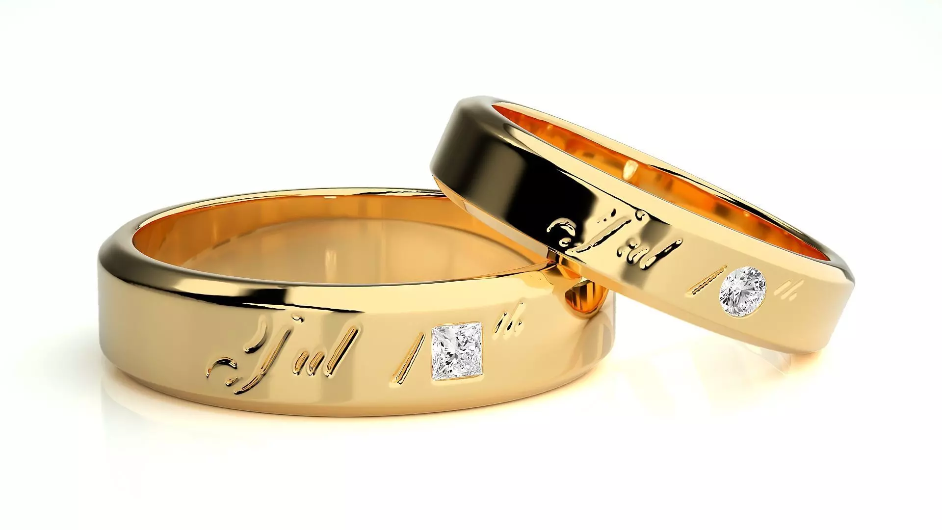 Wedding Band - 5068 3D print model_0