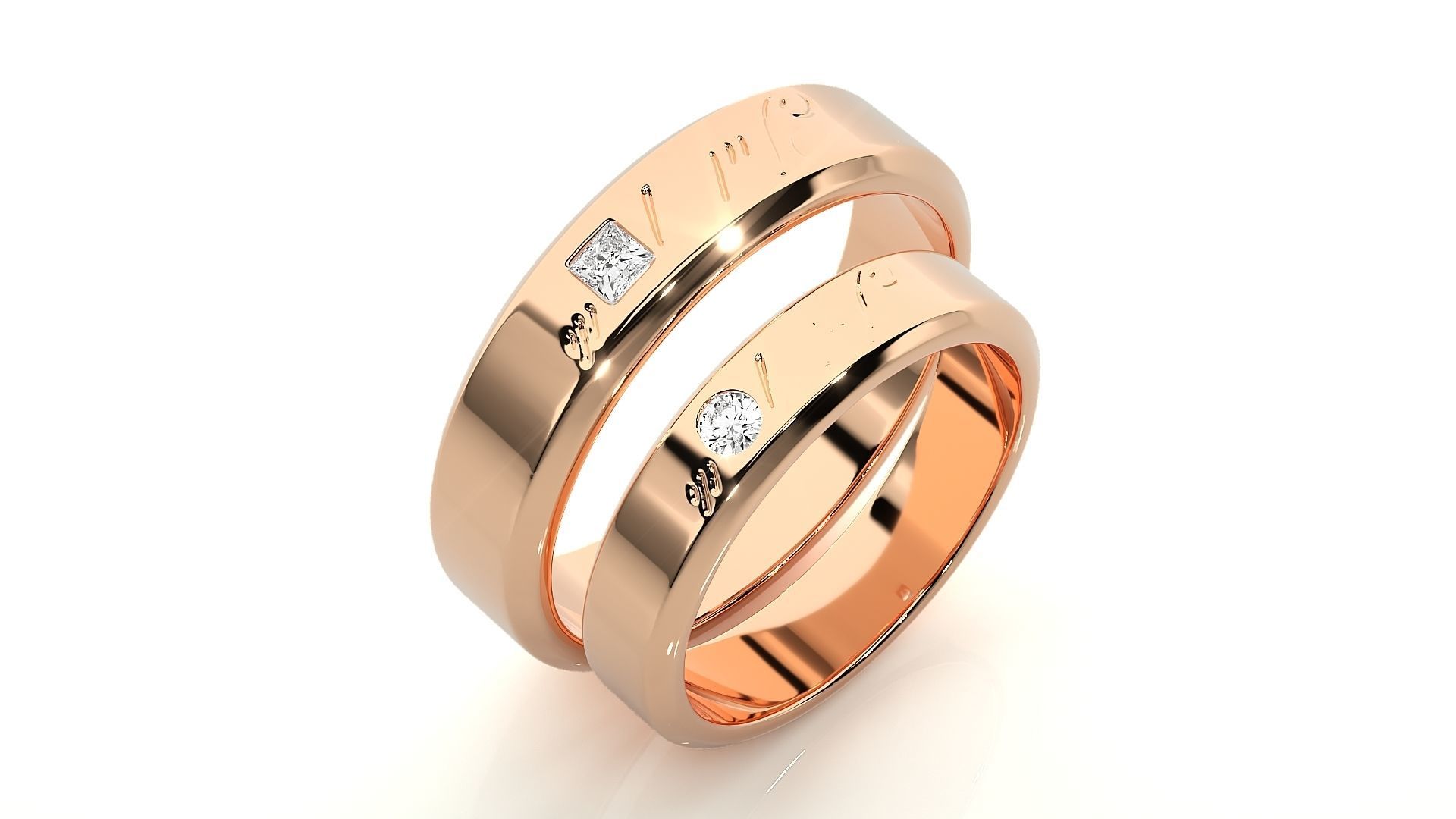 Wedding Band - 5068 3D print model_4