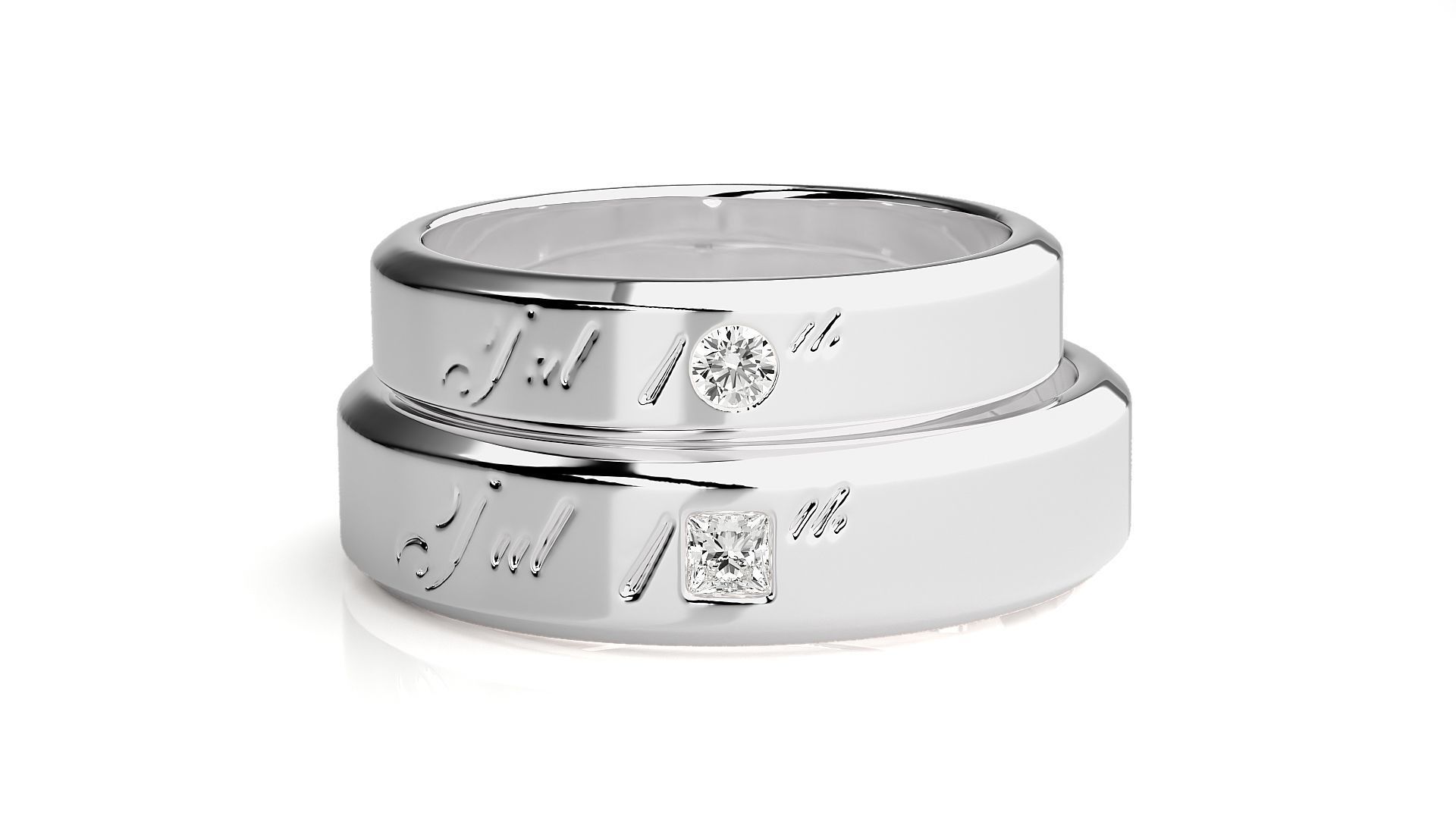 Wedding Band - 5068 3D print model_8