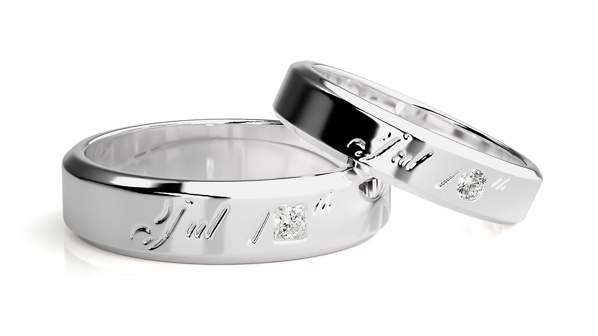 Wedding Band - 5068 3D print model_5