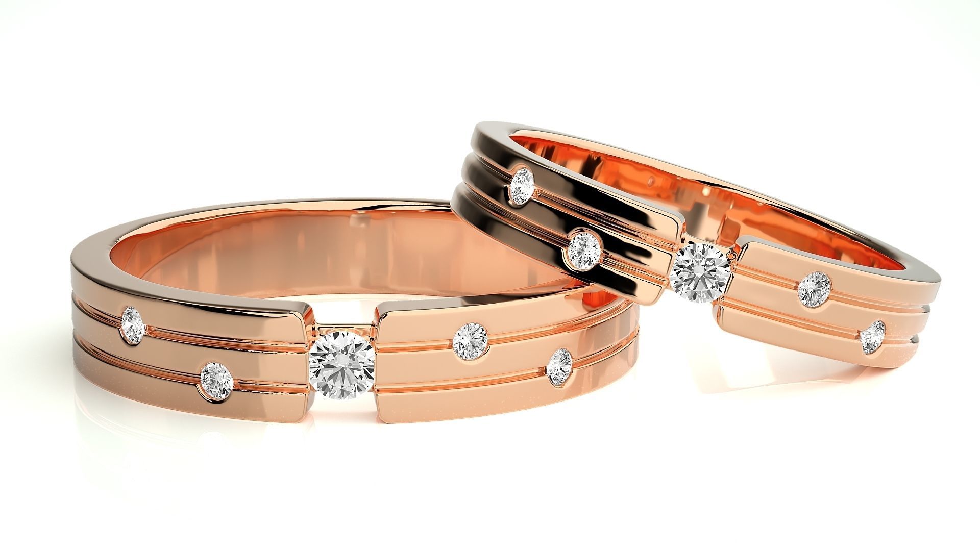 Wedding Band - 7374 3D print model_1