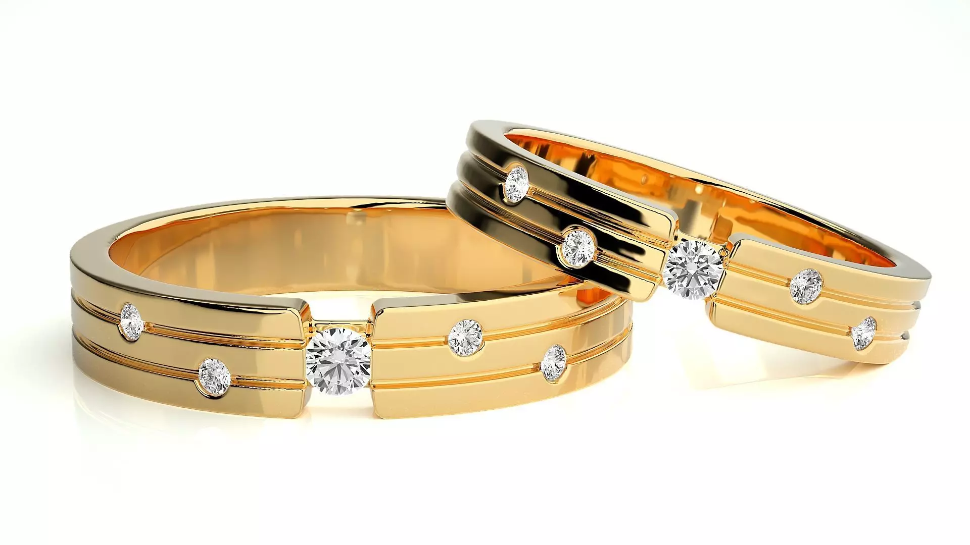 Wedding Band - 7374 3D print model_0