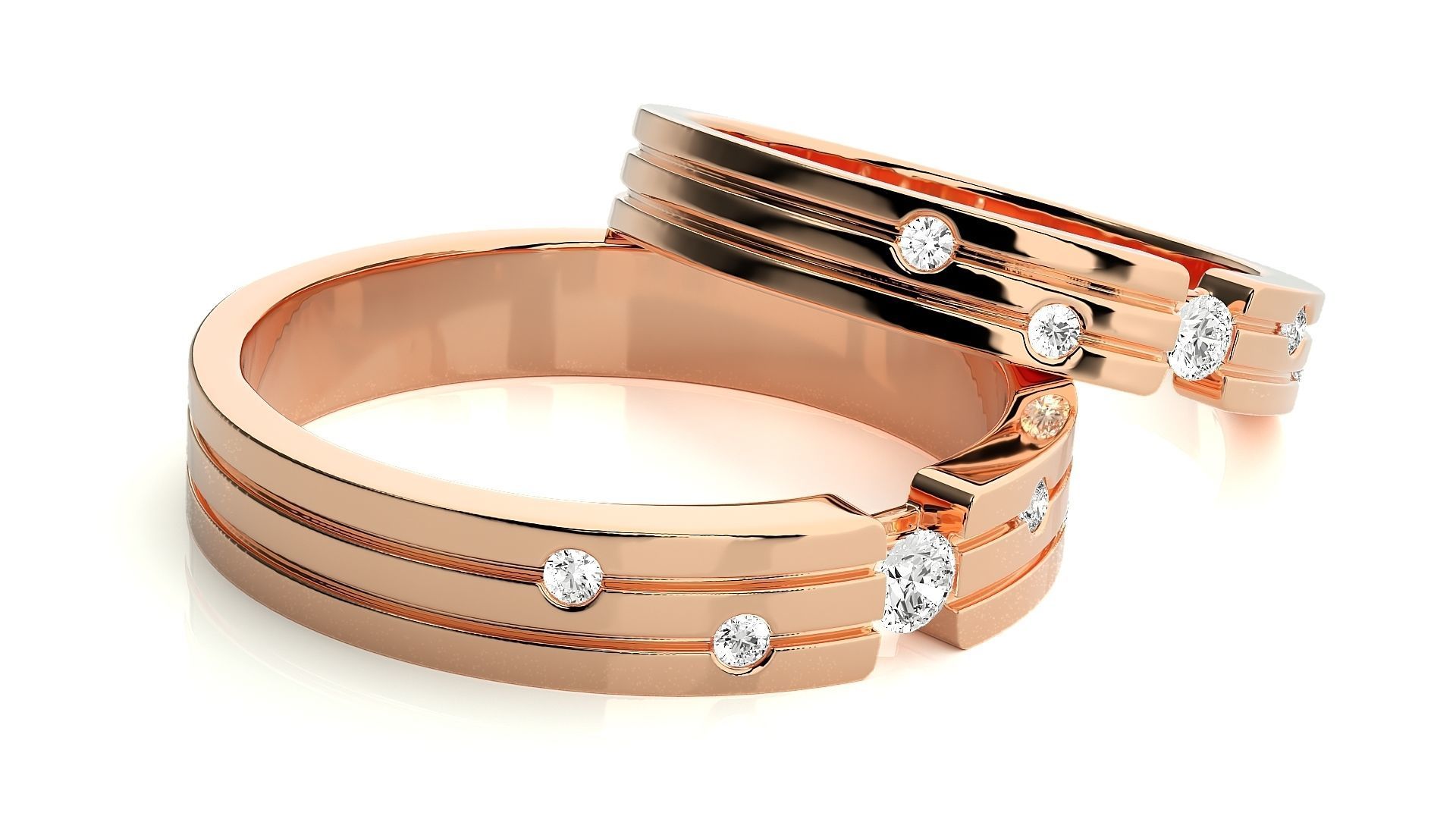 Wedding Band - 7374 3D print model_2