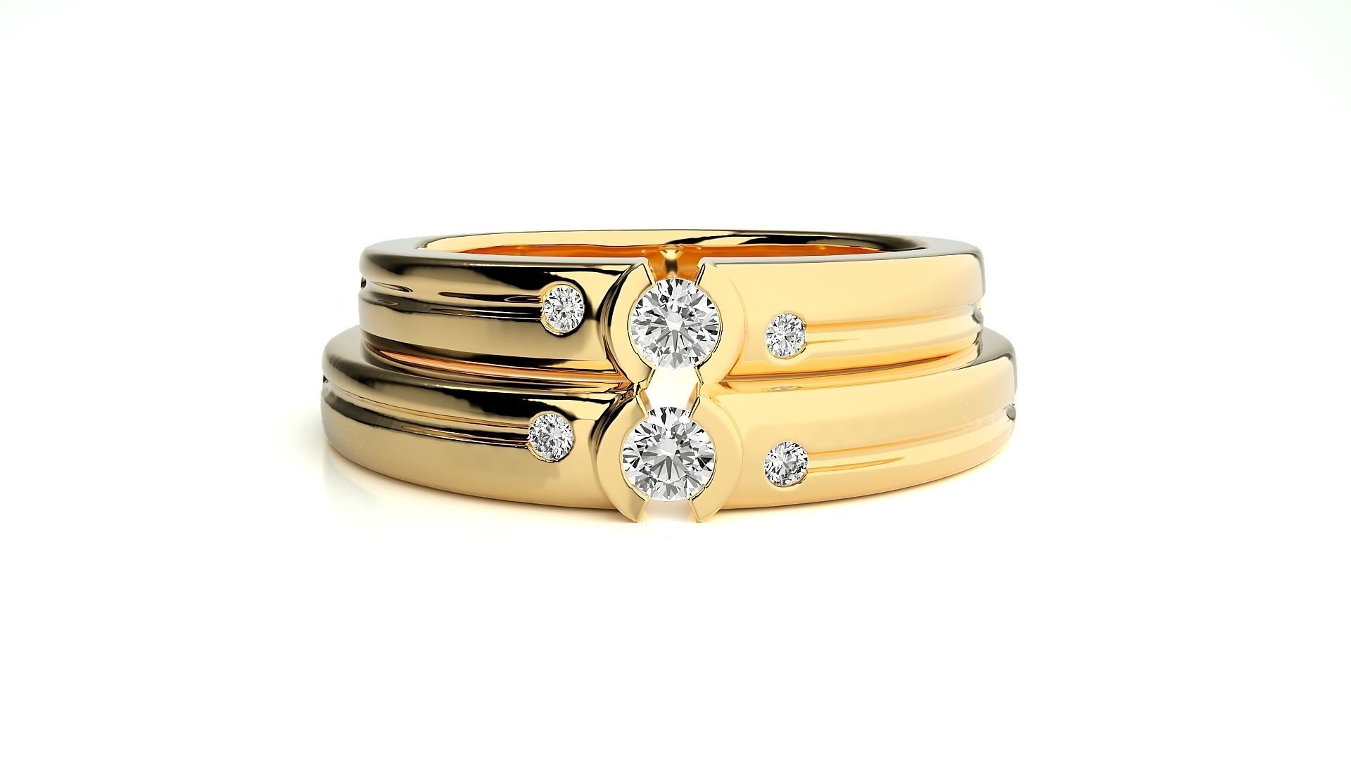 Wedding Band - 7463 3D print model_11