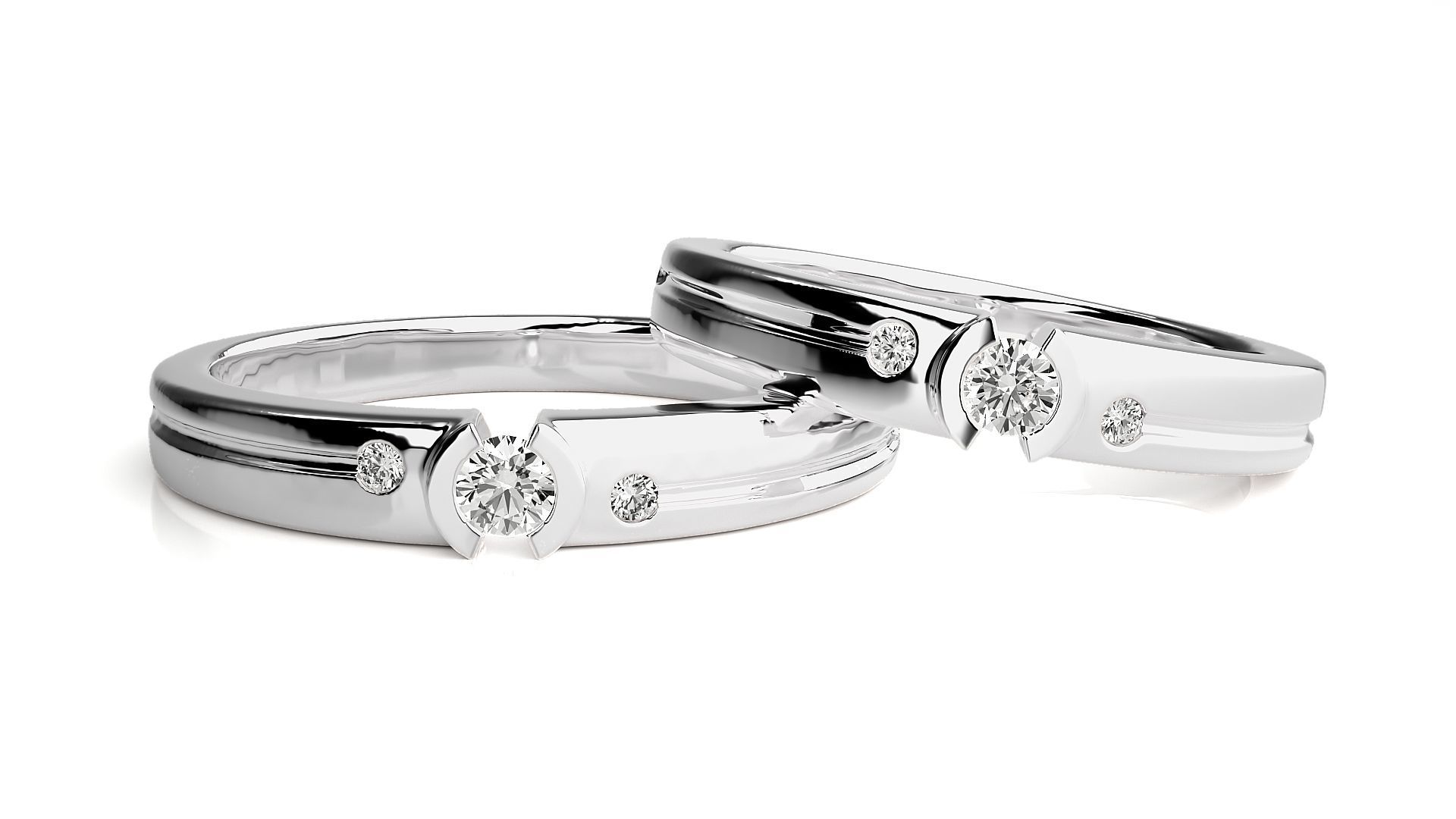 Wedding Band - 7463 3D print model_5