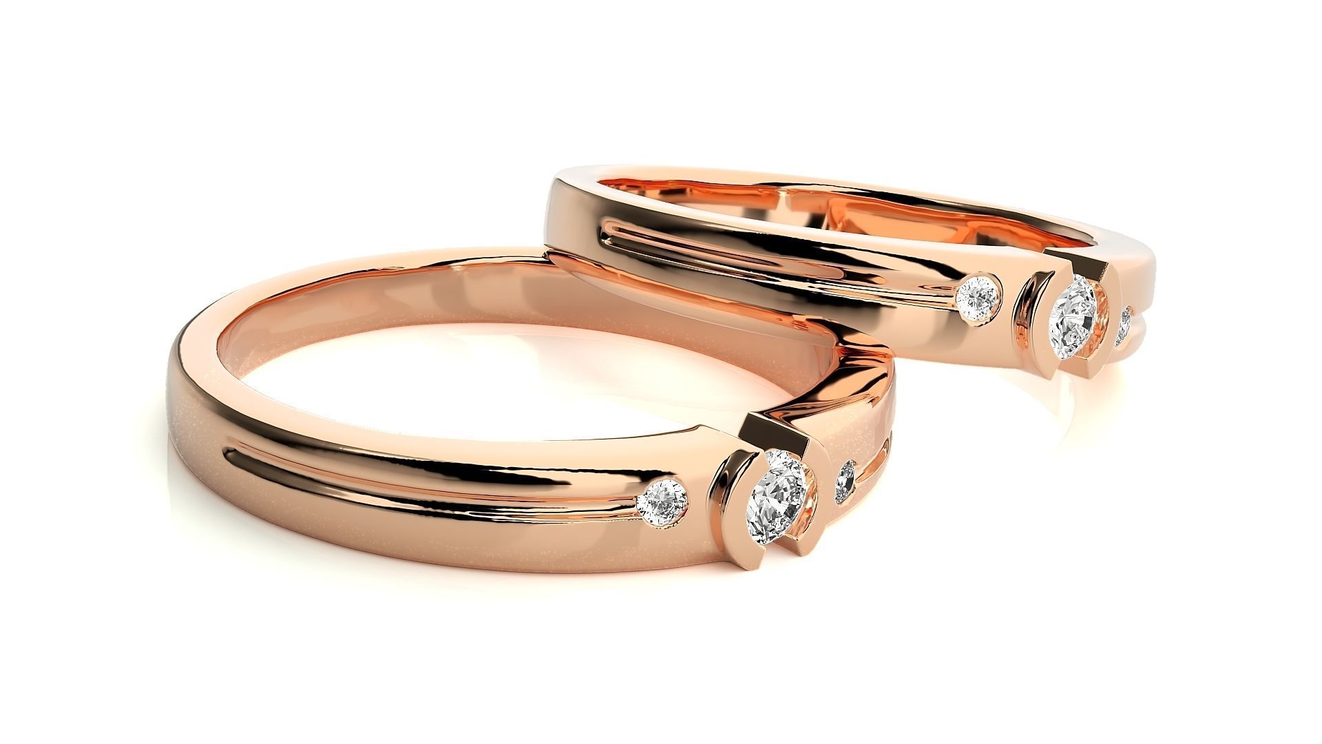 Wedding Band - 7463 3D print model_2