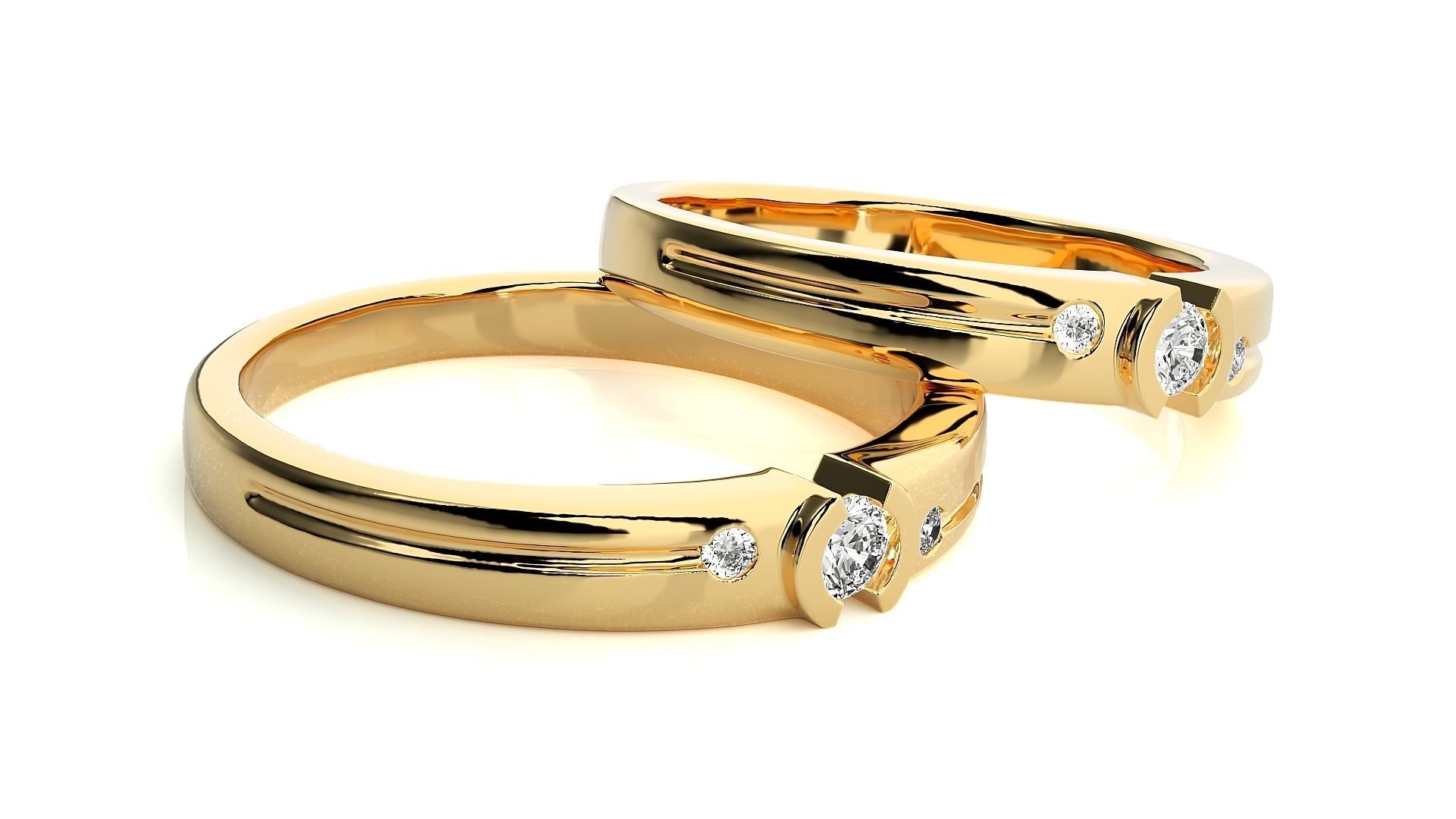 Wedding Band - 7463 3D print model_10