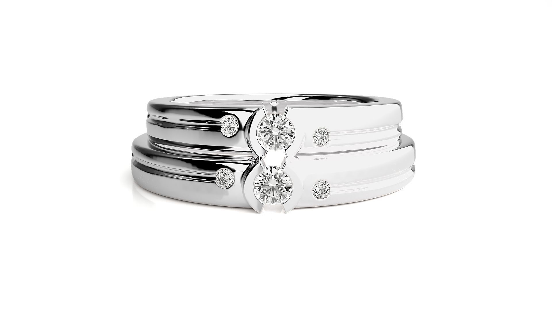 Wedding Band - 7463 3D print model_8