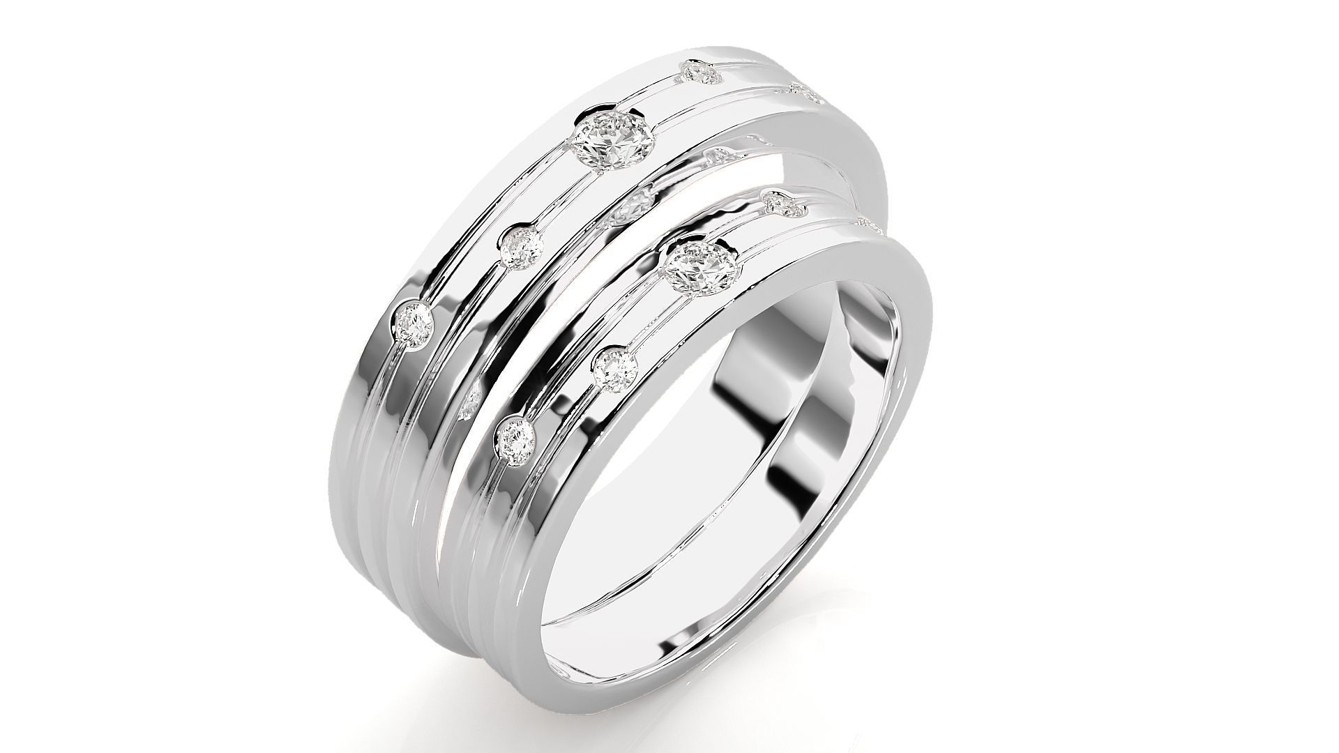 Wedding Band - 7604 3D print model_9