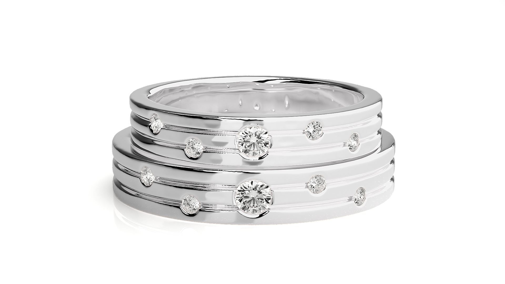 Wedding Band - 7604 3D print model_7