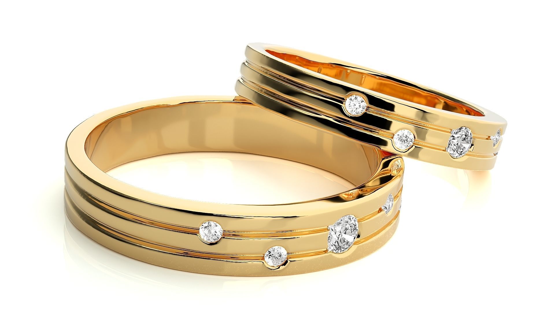 Wedding Band - 7604 3D print model_10