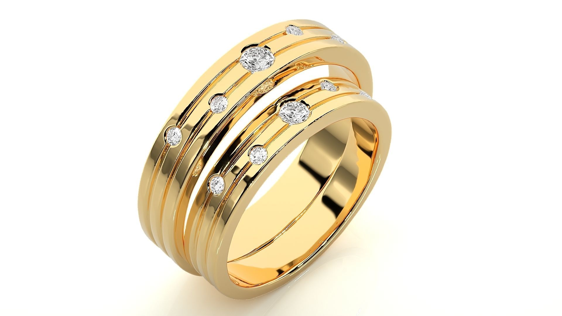 Wedding Band - 7604 3D print model_12