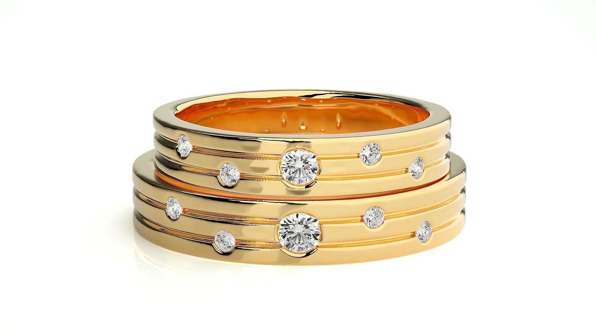 Wedding Band - 7604 3D print model_11