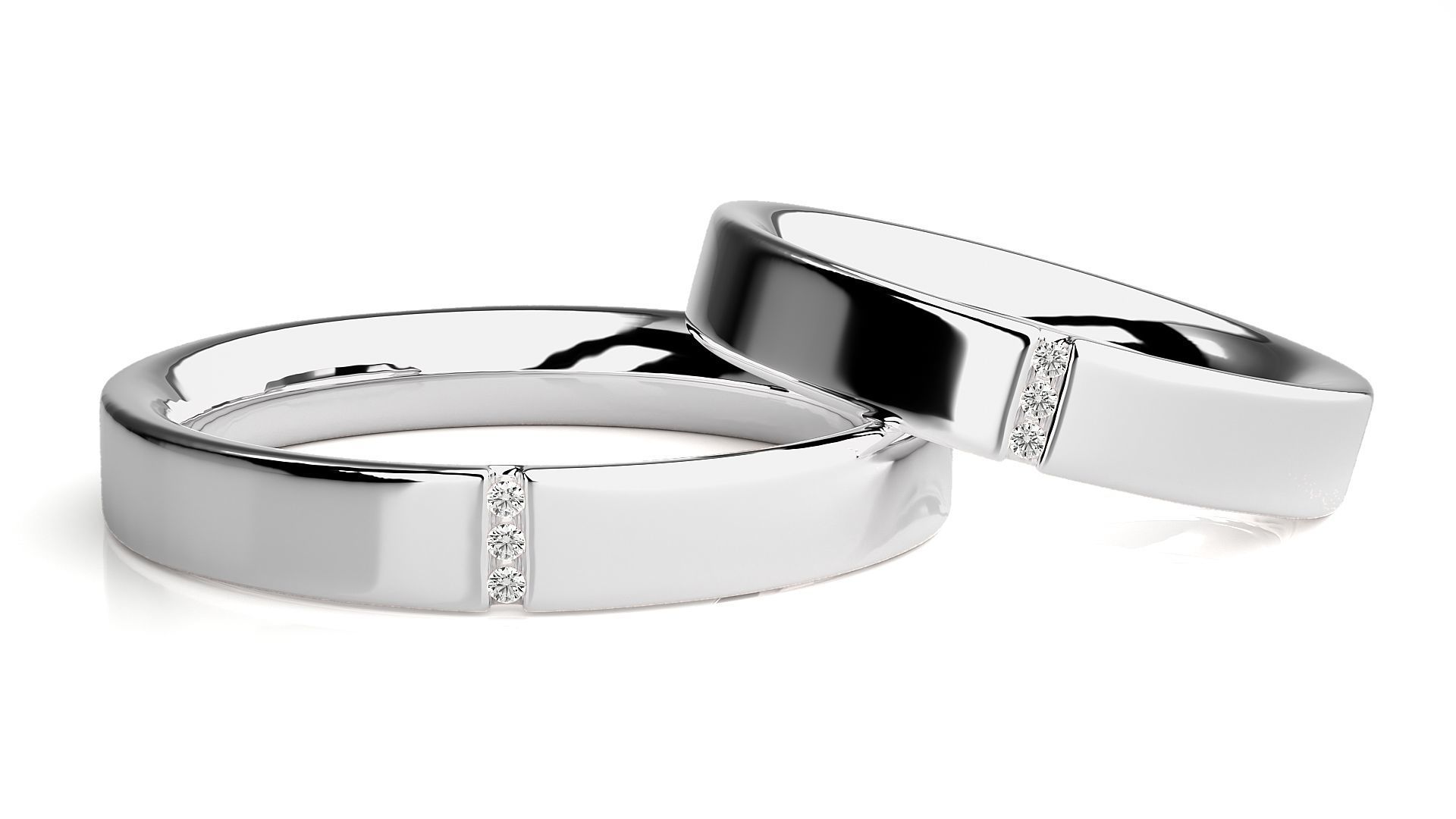 Wedding Band - 7688 3D print model_6