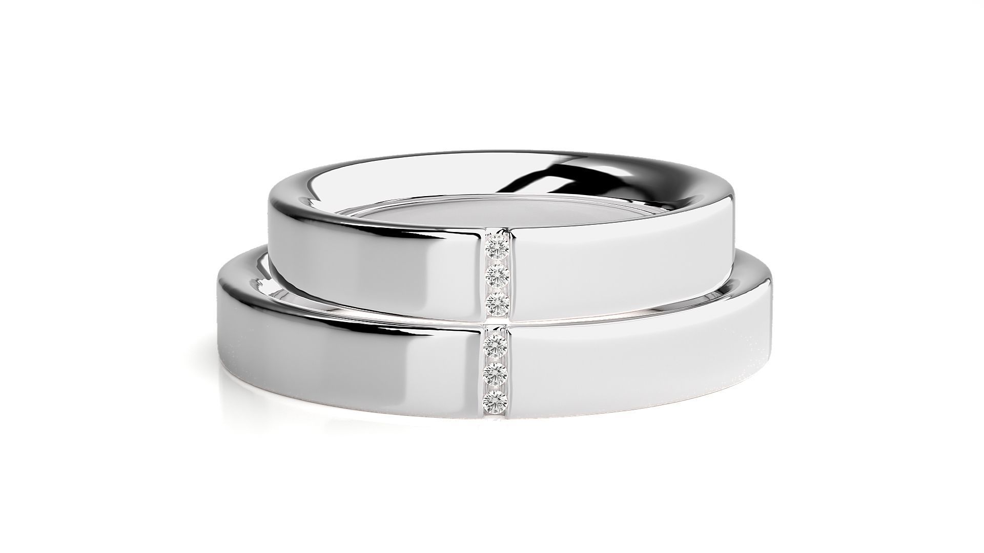 Wedding Band - 7688 3D print model_8