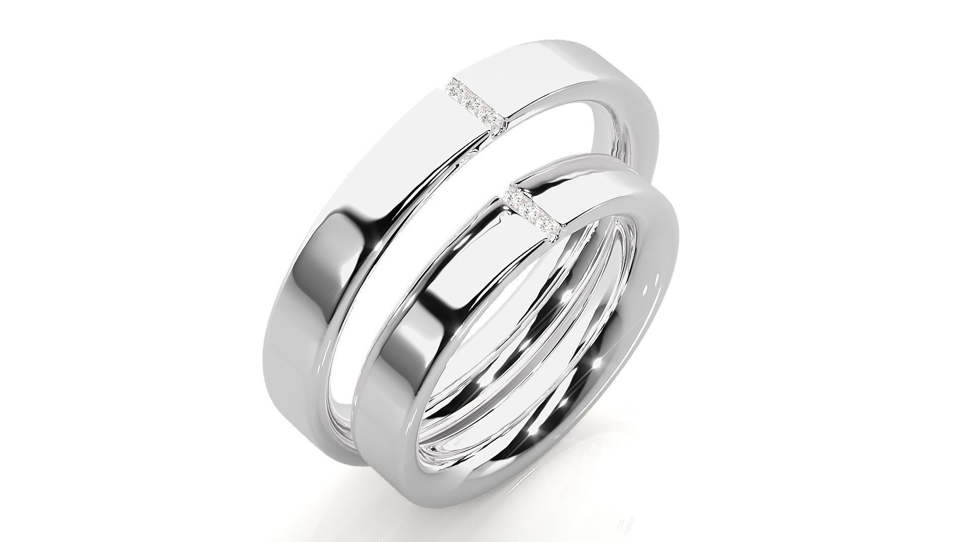 Wedding Band - 7688 3D print model_9