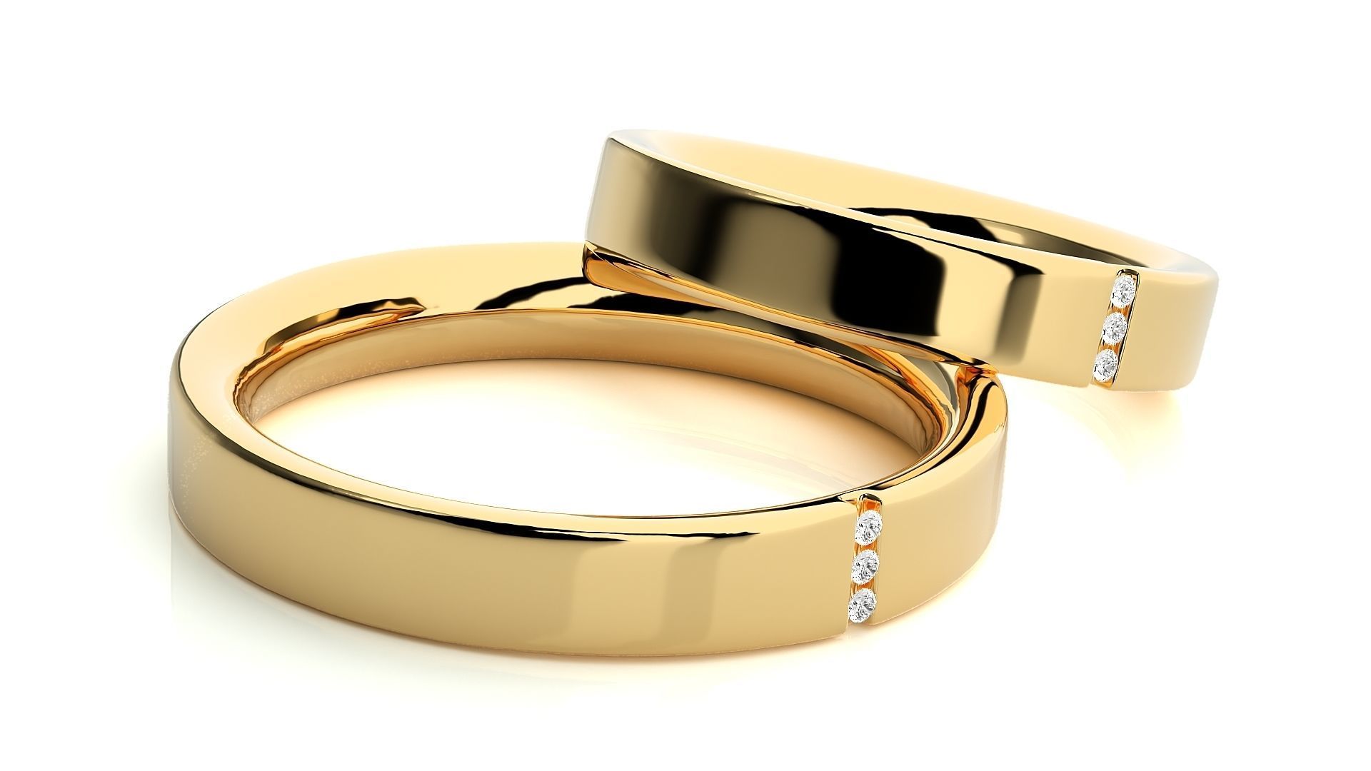 Wedding Band - 7688 3D print model_10