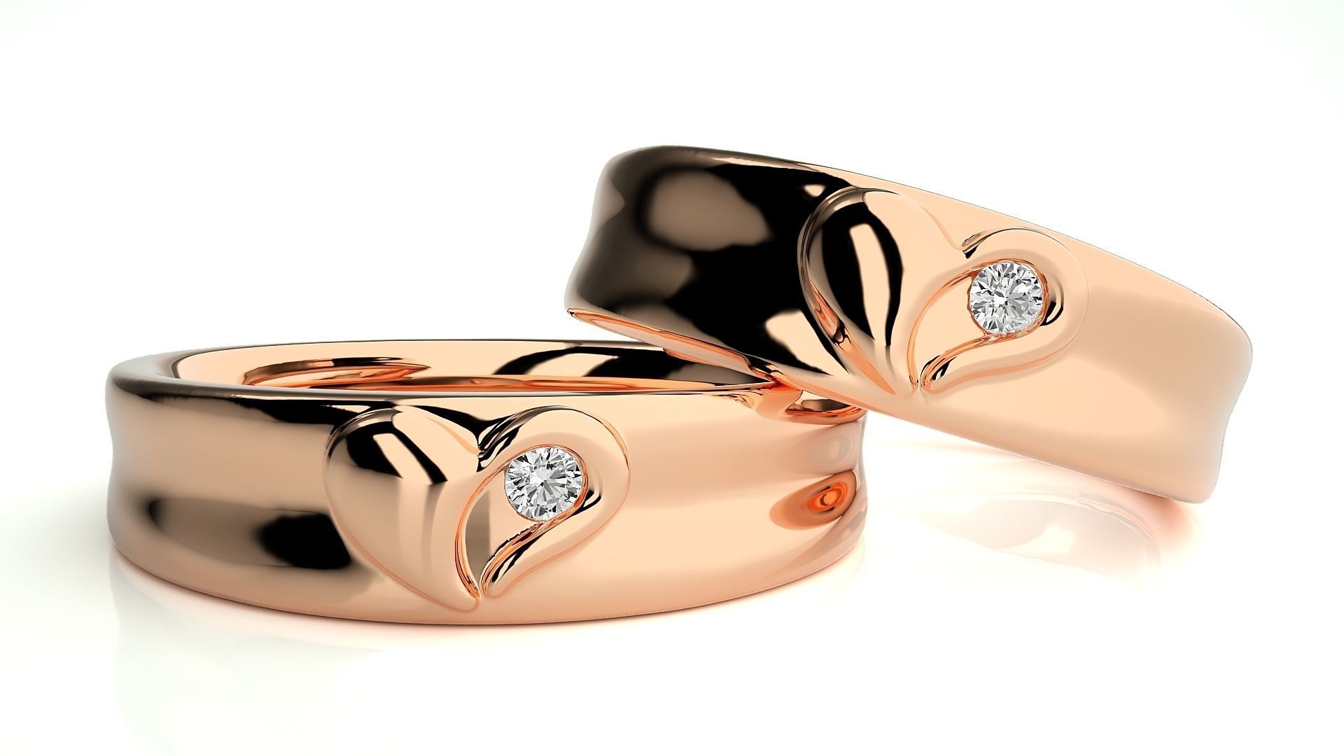 Wedding Band - 8102 3D print model_1