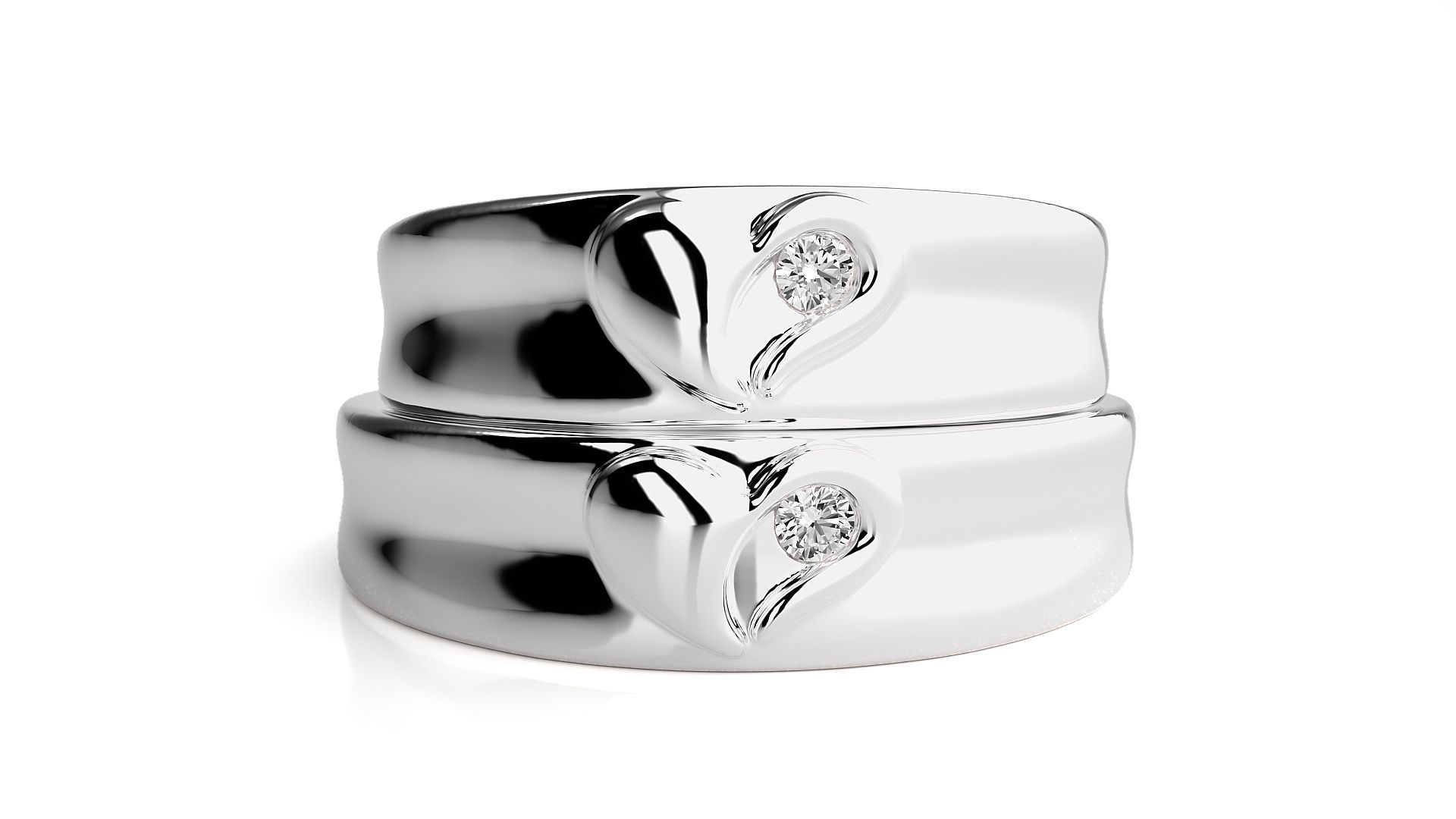 Wedding Band - 8102 3D print model_8