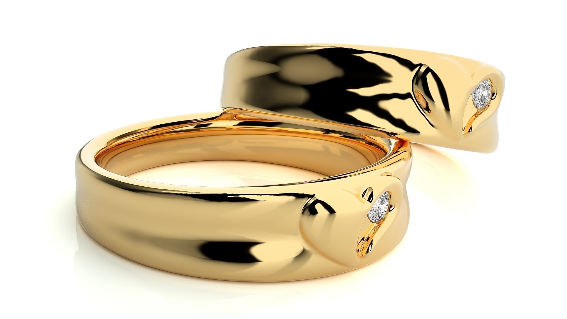 Wedding Band - 8102 3D print model_10