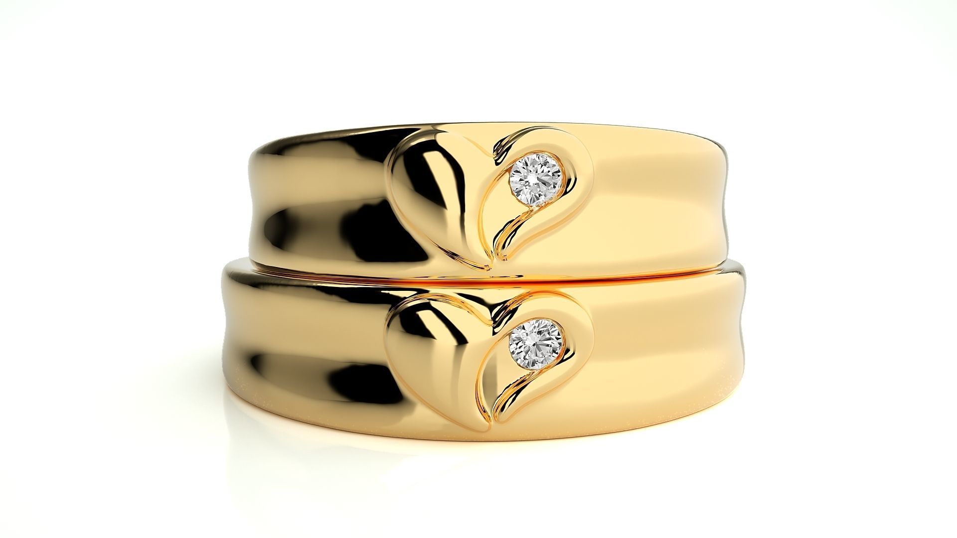 Wedding Band - 8102 3D print model_11