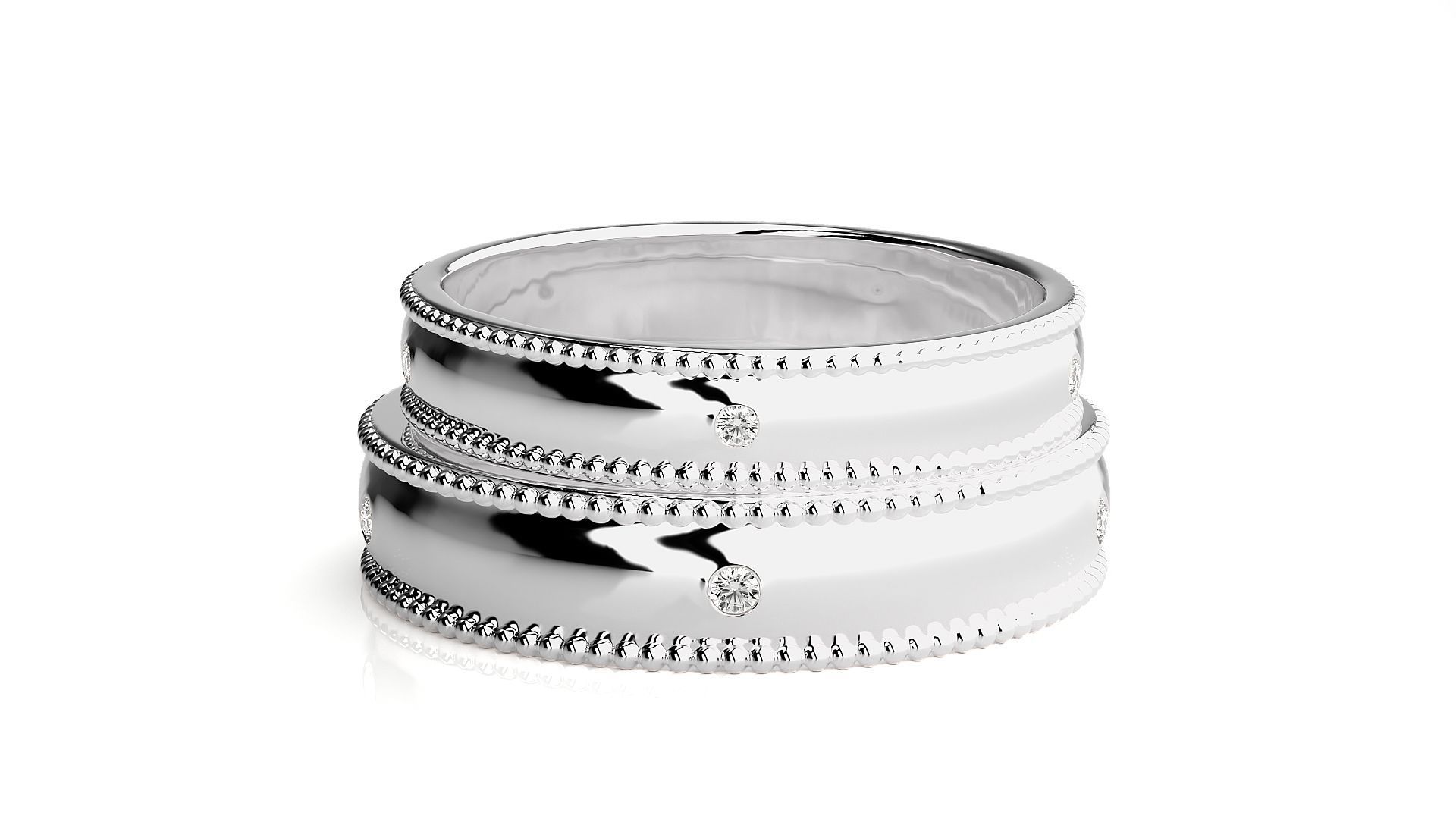 Wedding Band - 8193 3D print model_8