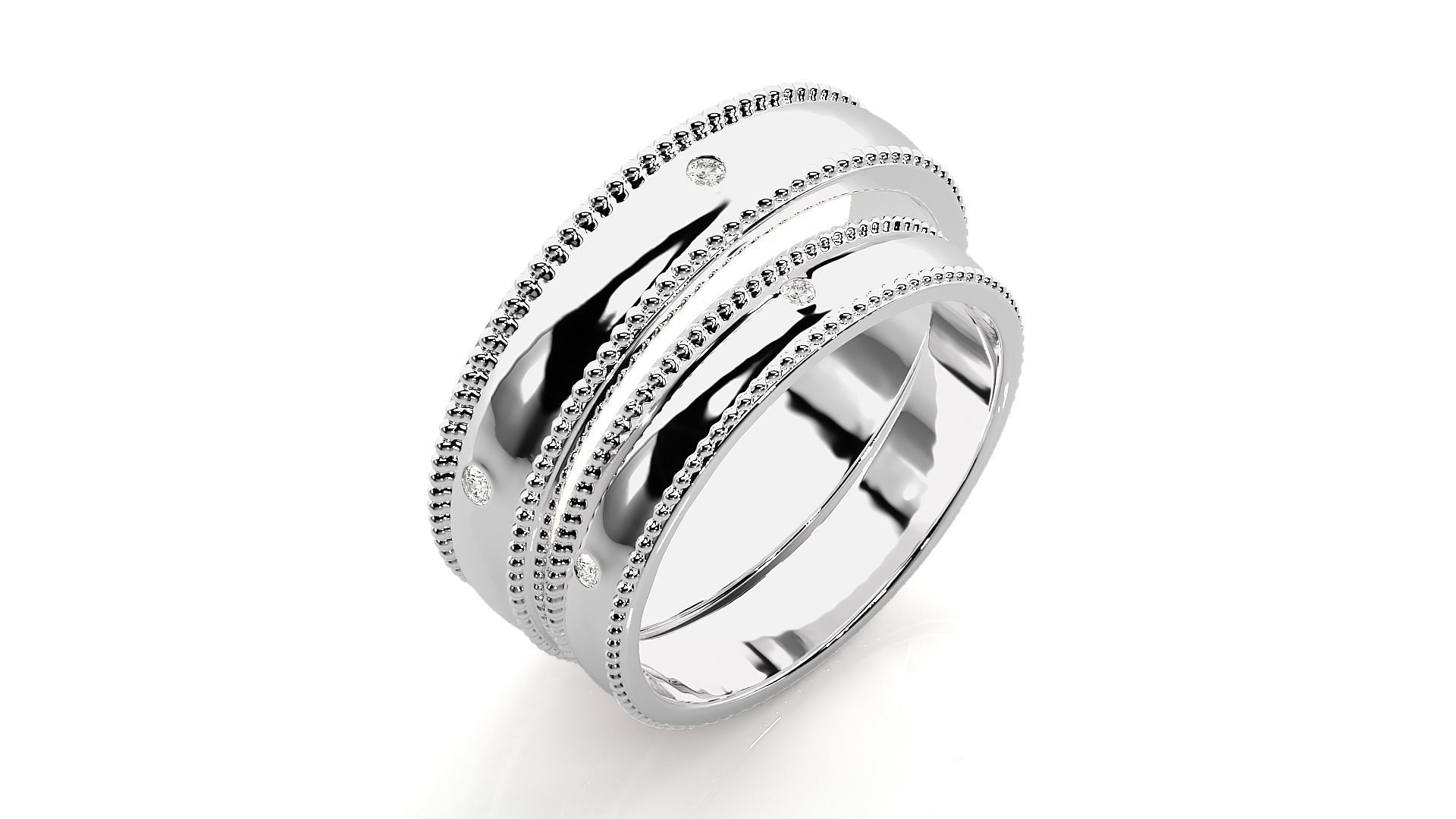 Wedding Band - 8193 3D print model_9
