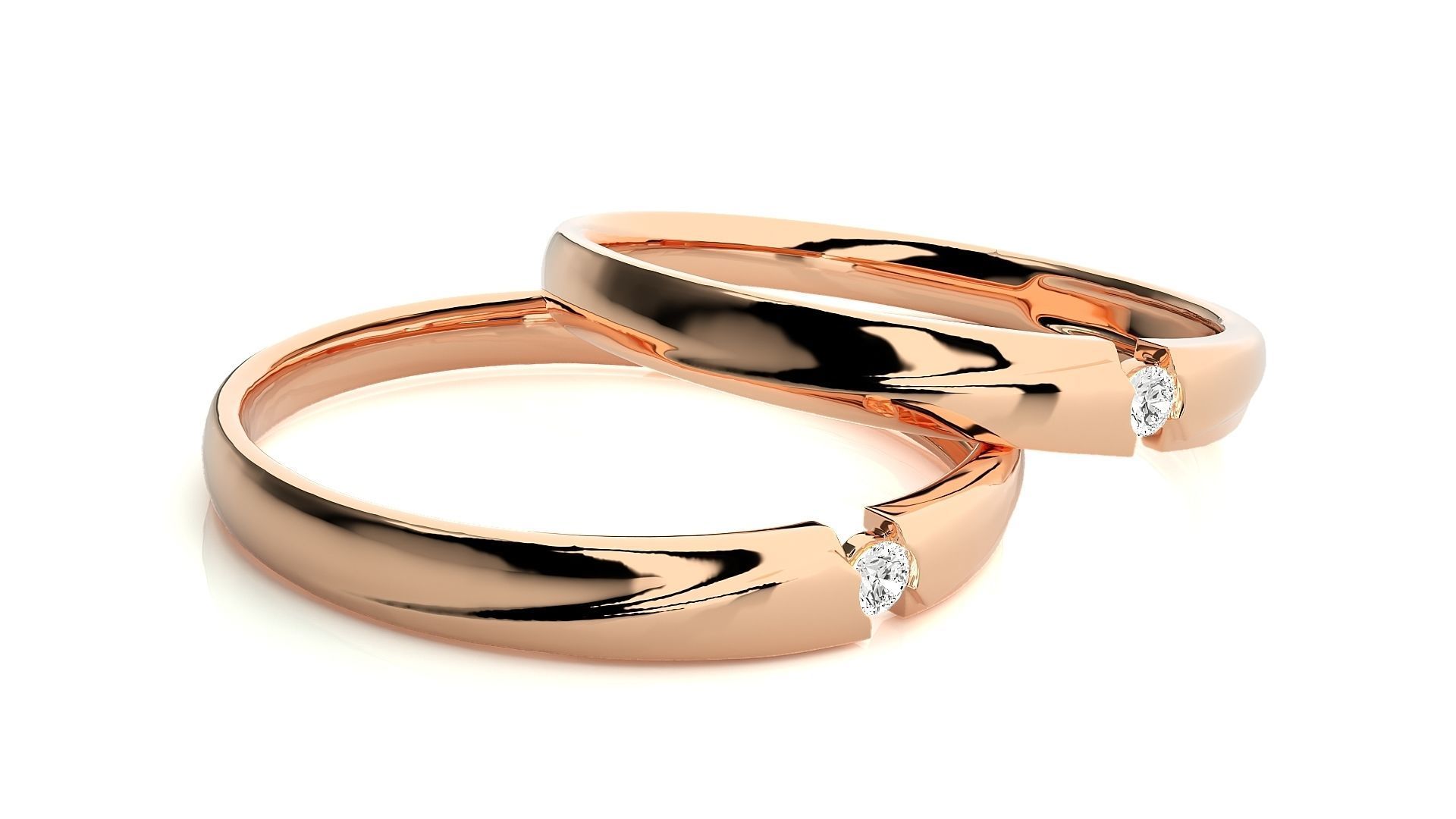 Wedding Band - 8561 3D print model_2