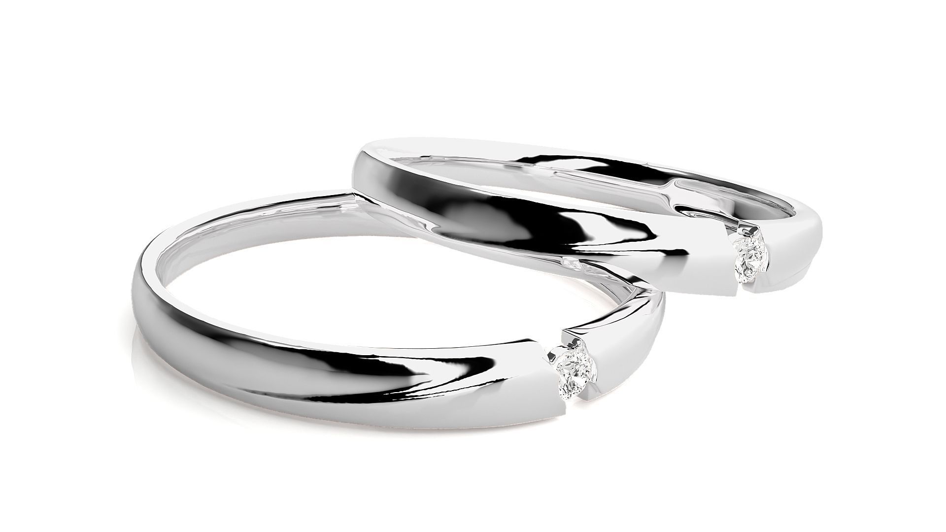 Wedding Band - 8561 3D print model_7