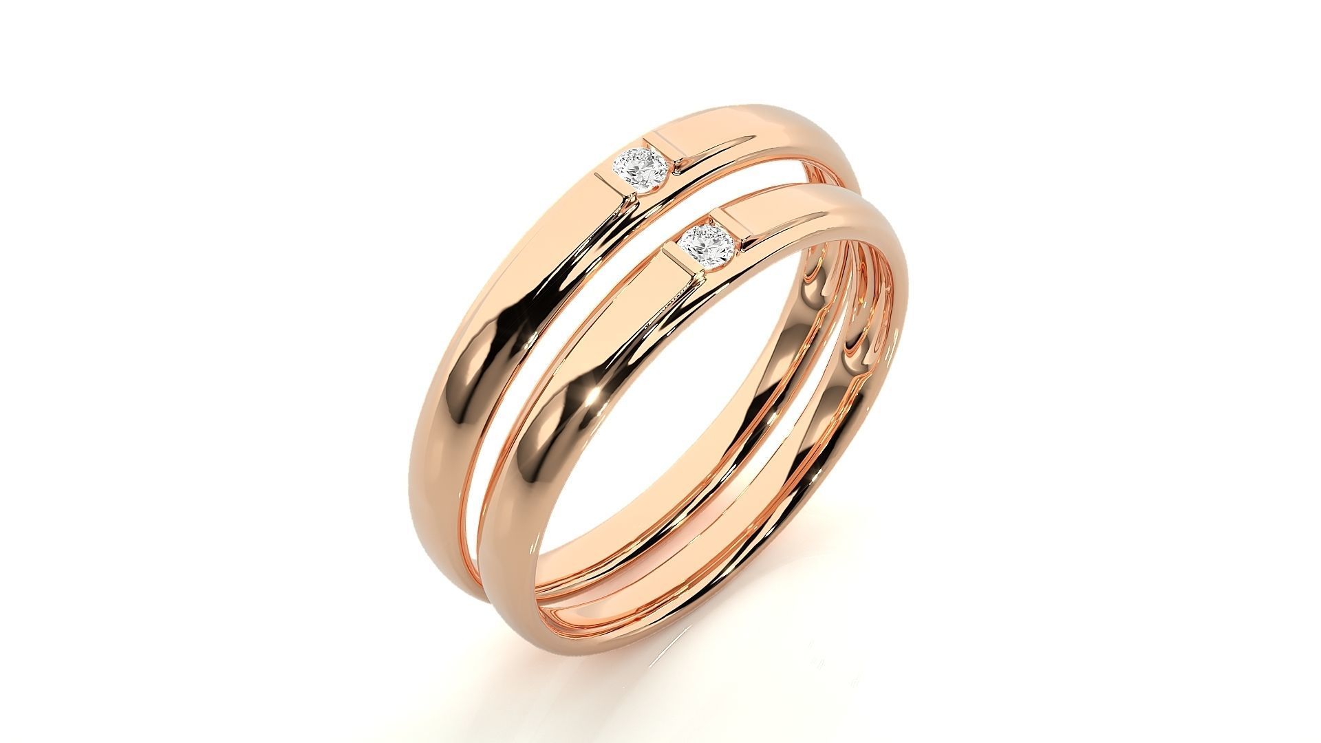 Wedding Band - 8600 3D print model_4