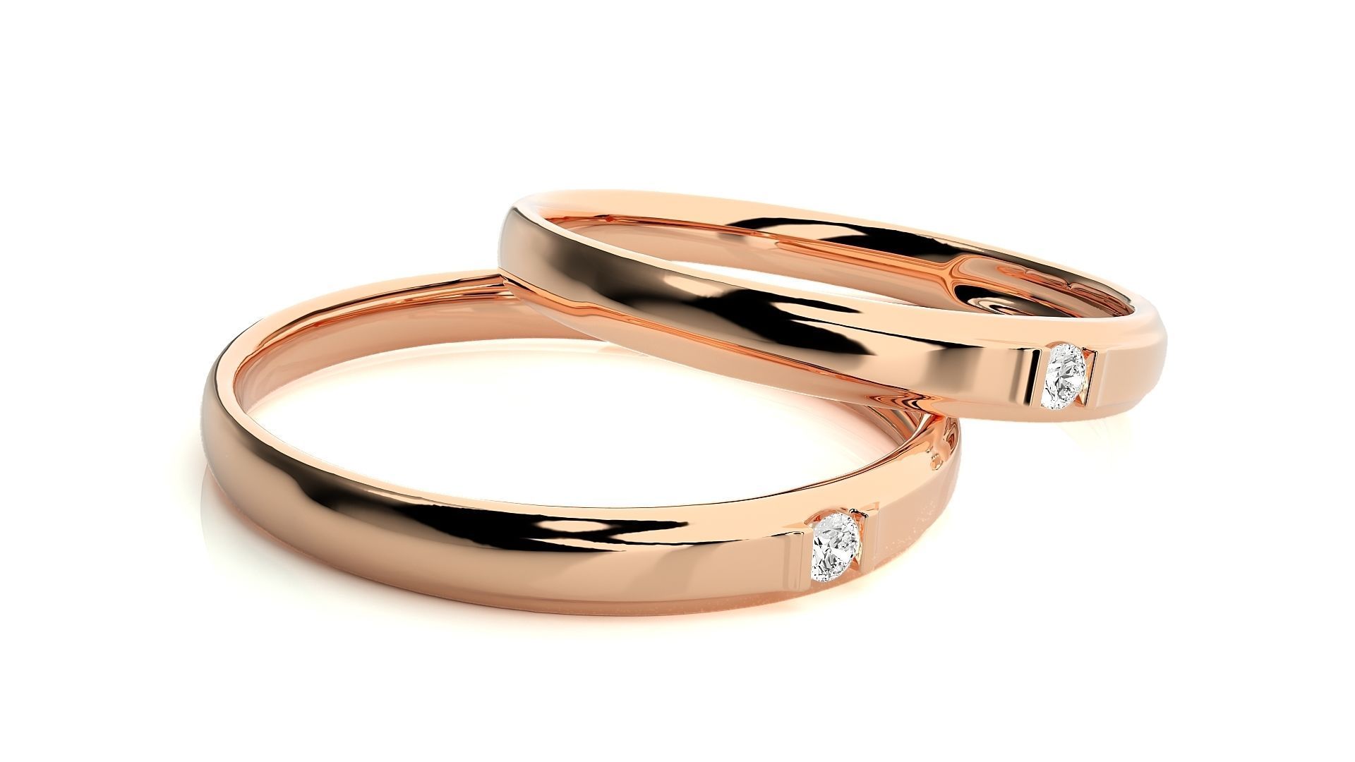 Wedding Band - 8600 3D print model_2