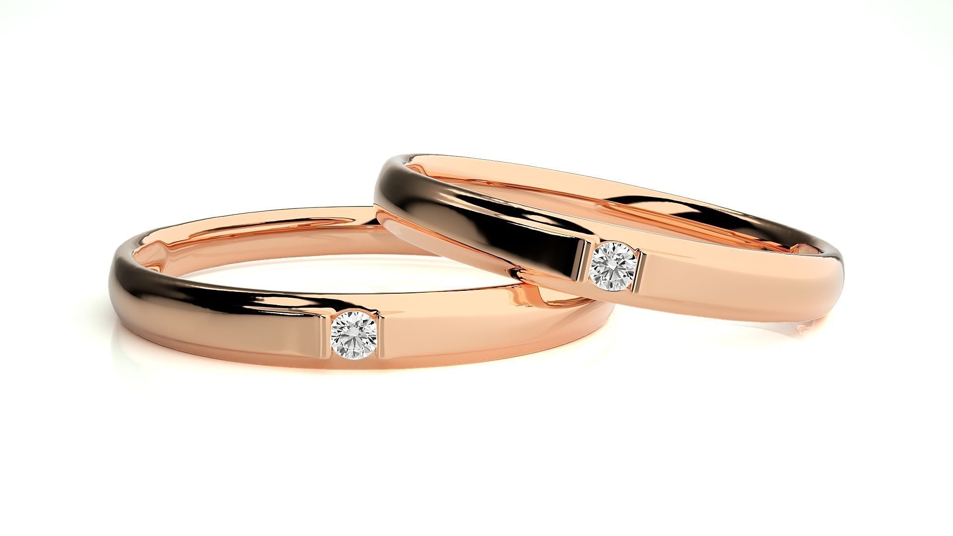 Wedding Band - 8600 3D print model_1