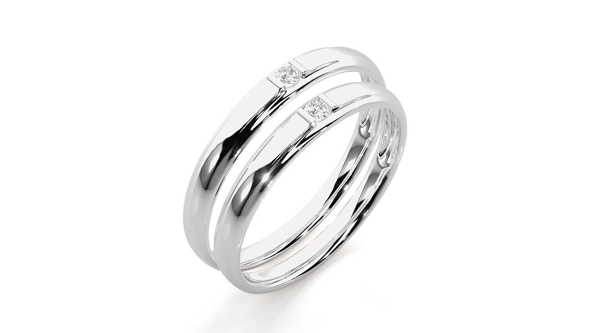 Wedding Band - 8600 3D print model_9