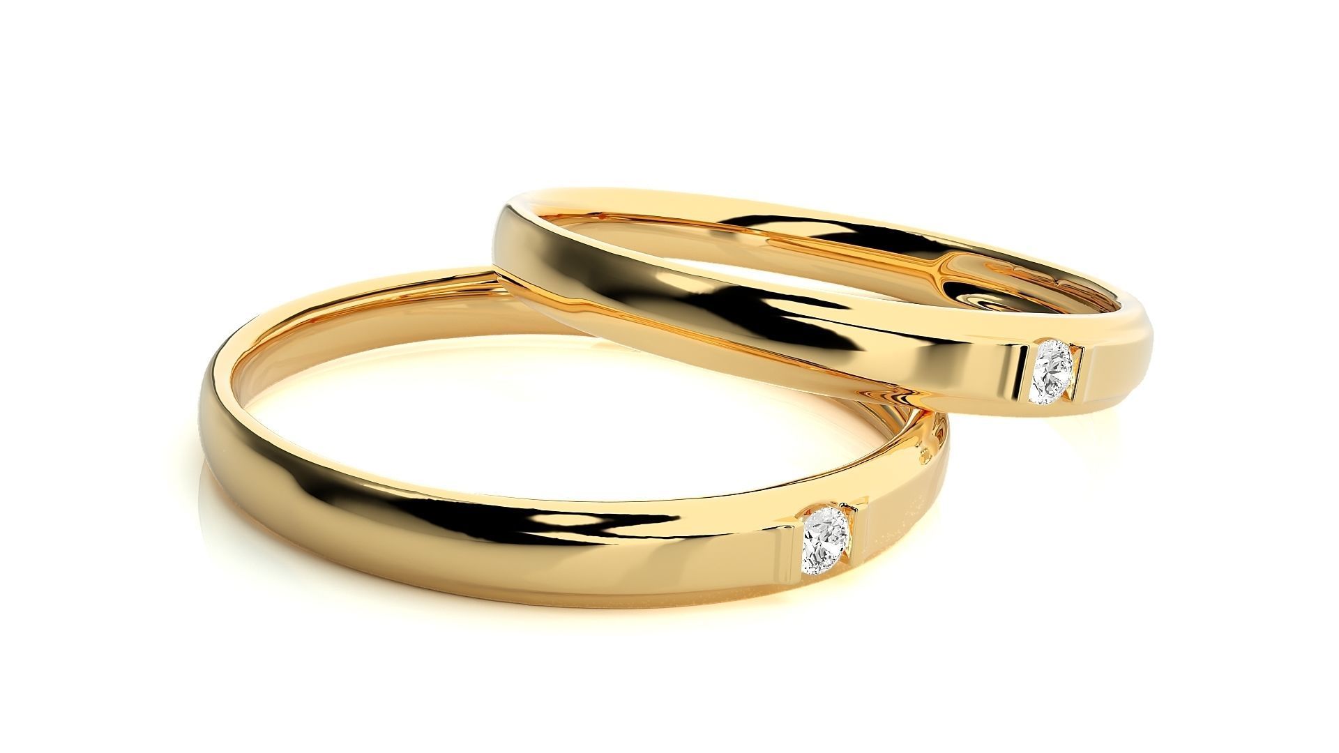 Wedding Band - 8600 3D print model_10