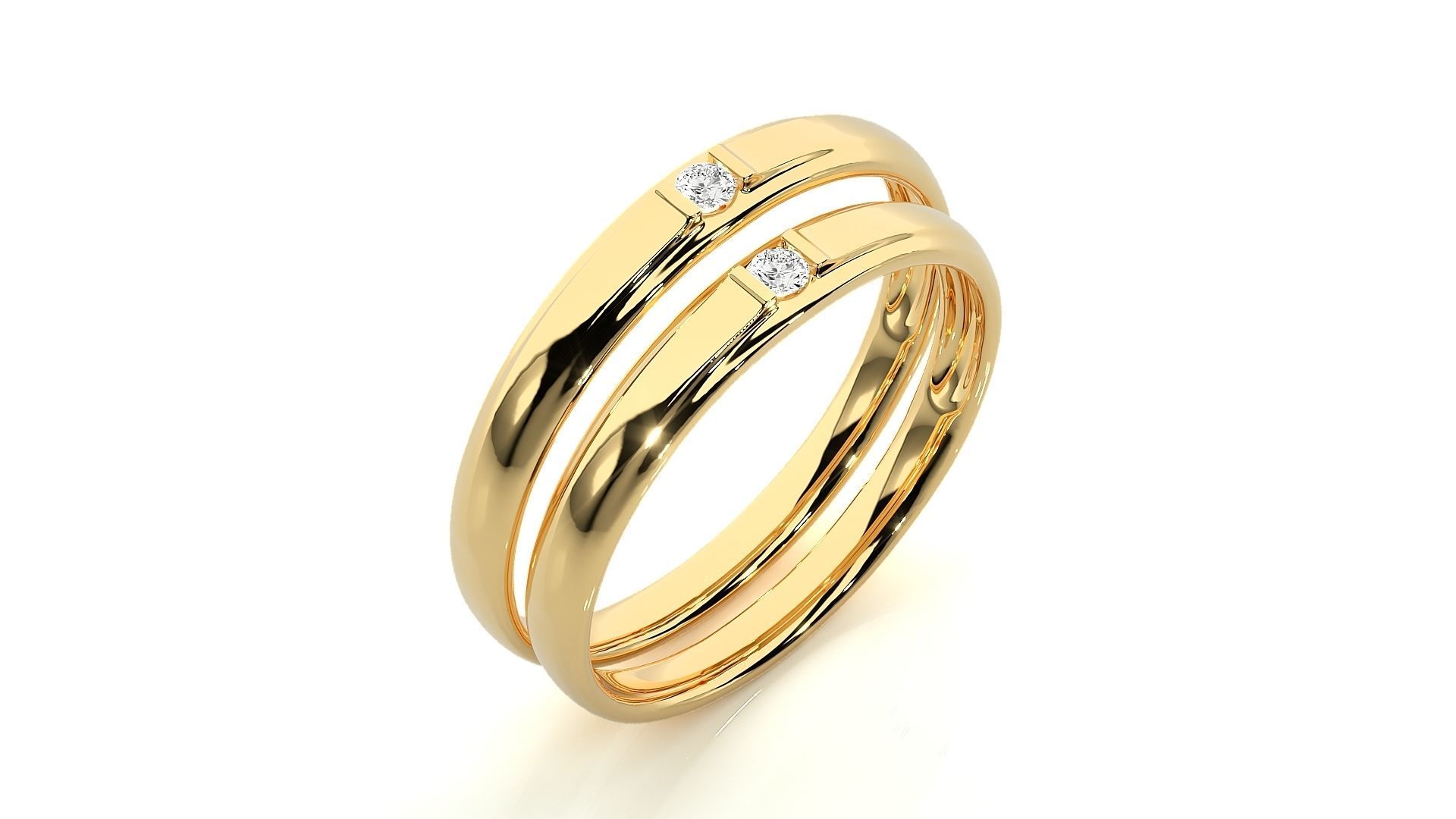 Wedding Band - 8600 3D print model_12