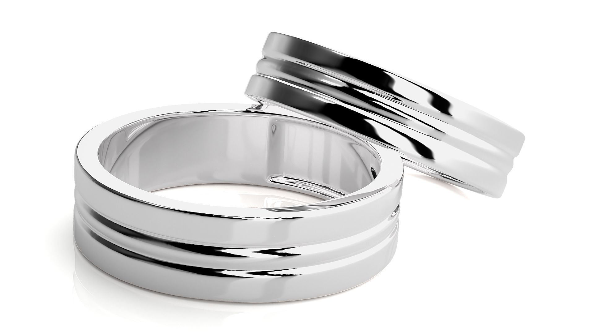 Wedding Band - 8933 3D print model_7