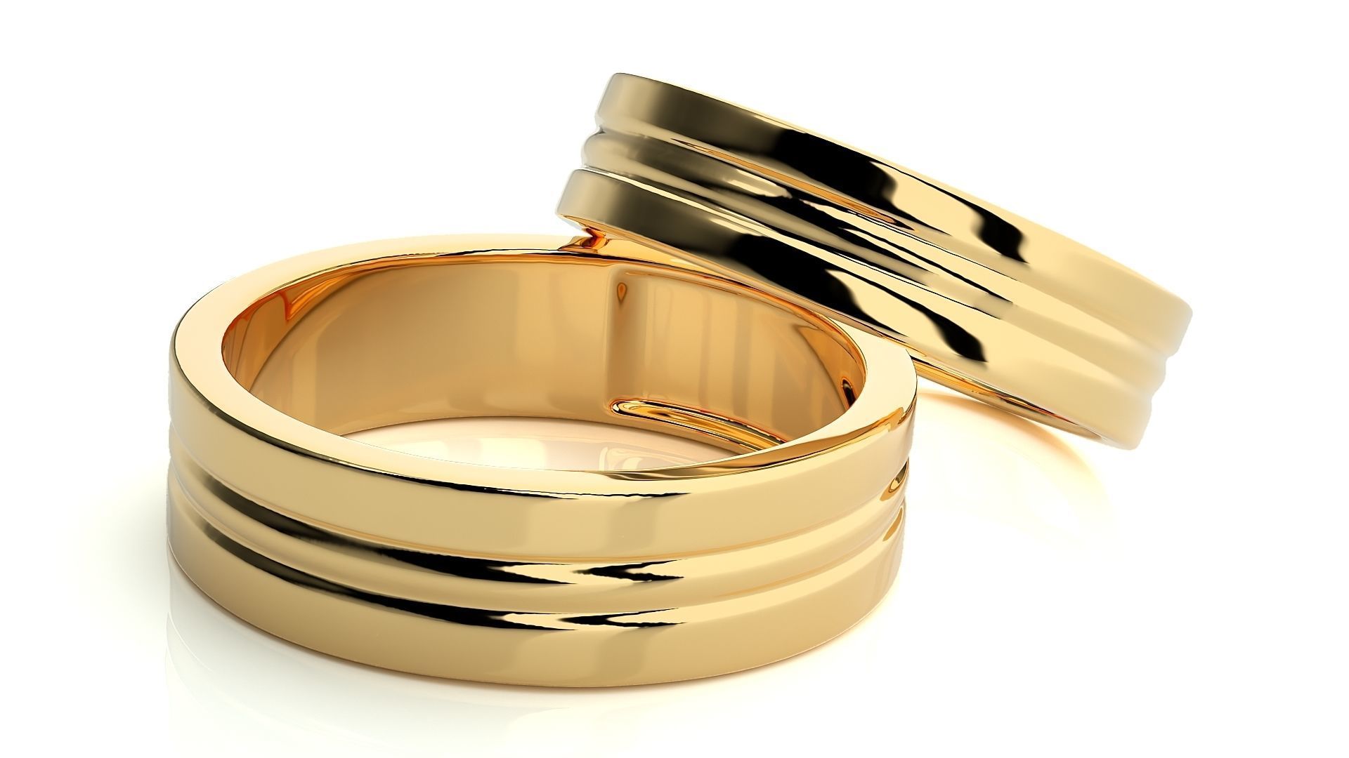 Wedding Band - 8933 3D print model_10