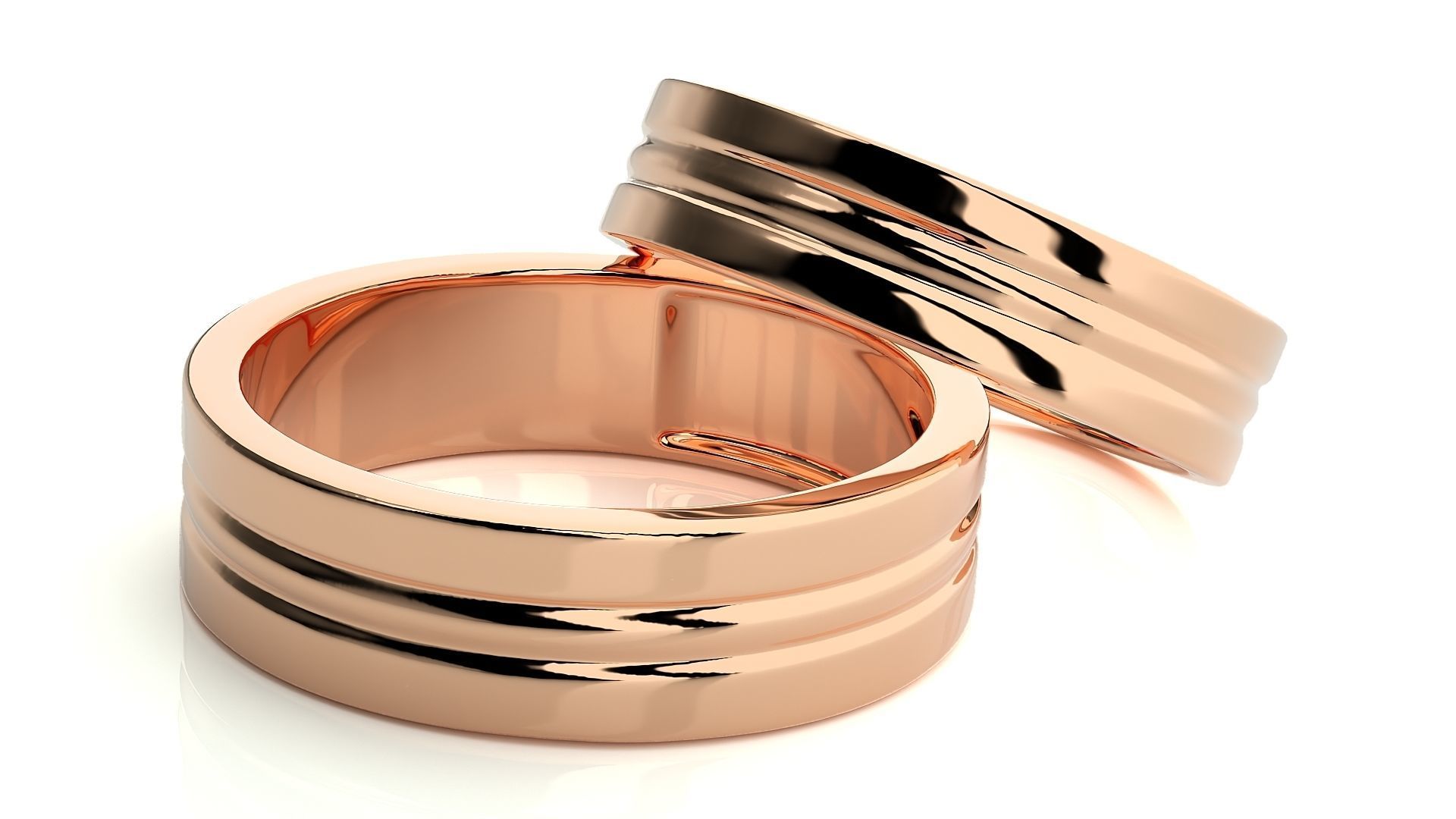 Wedding Band - 8933 3D print model_2
