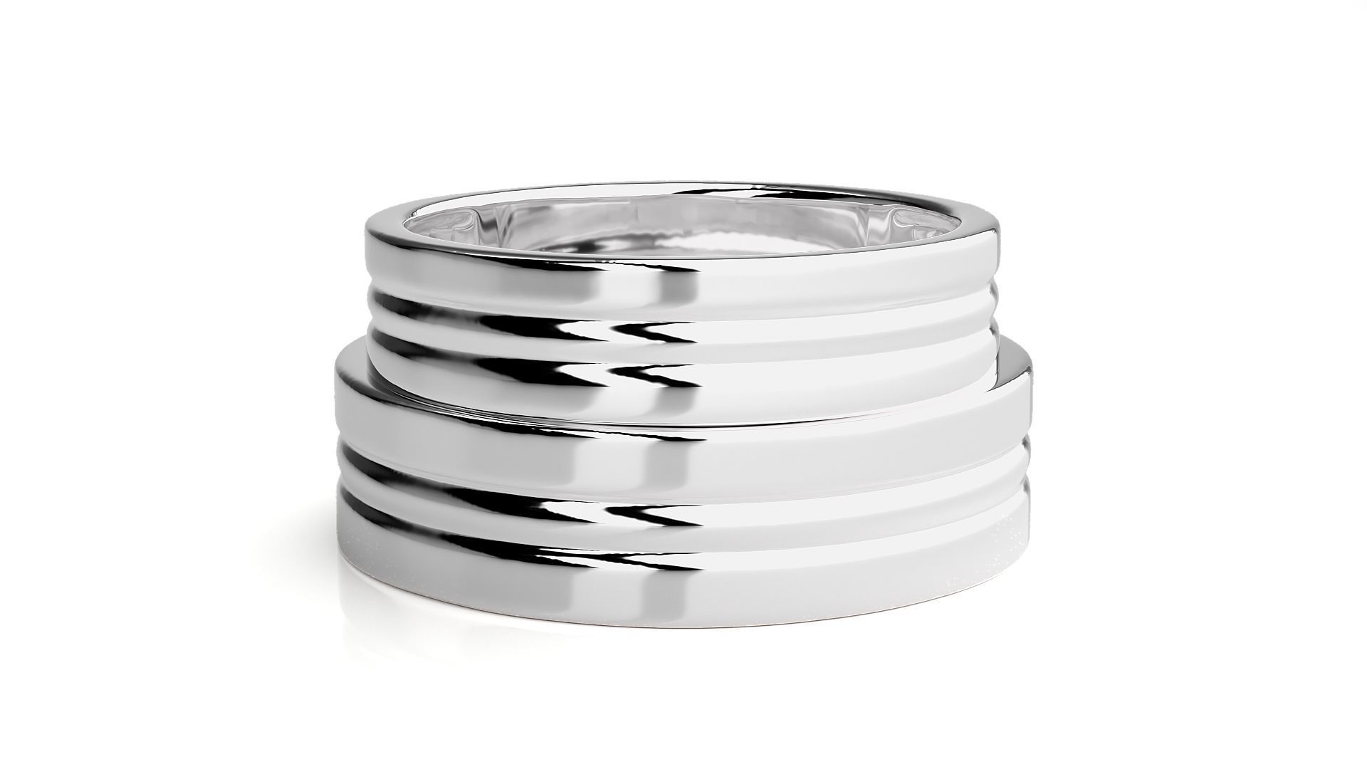 Wedding Band - 8933 3D print model_8