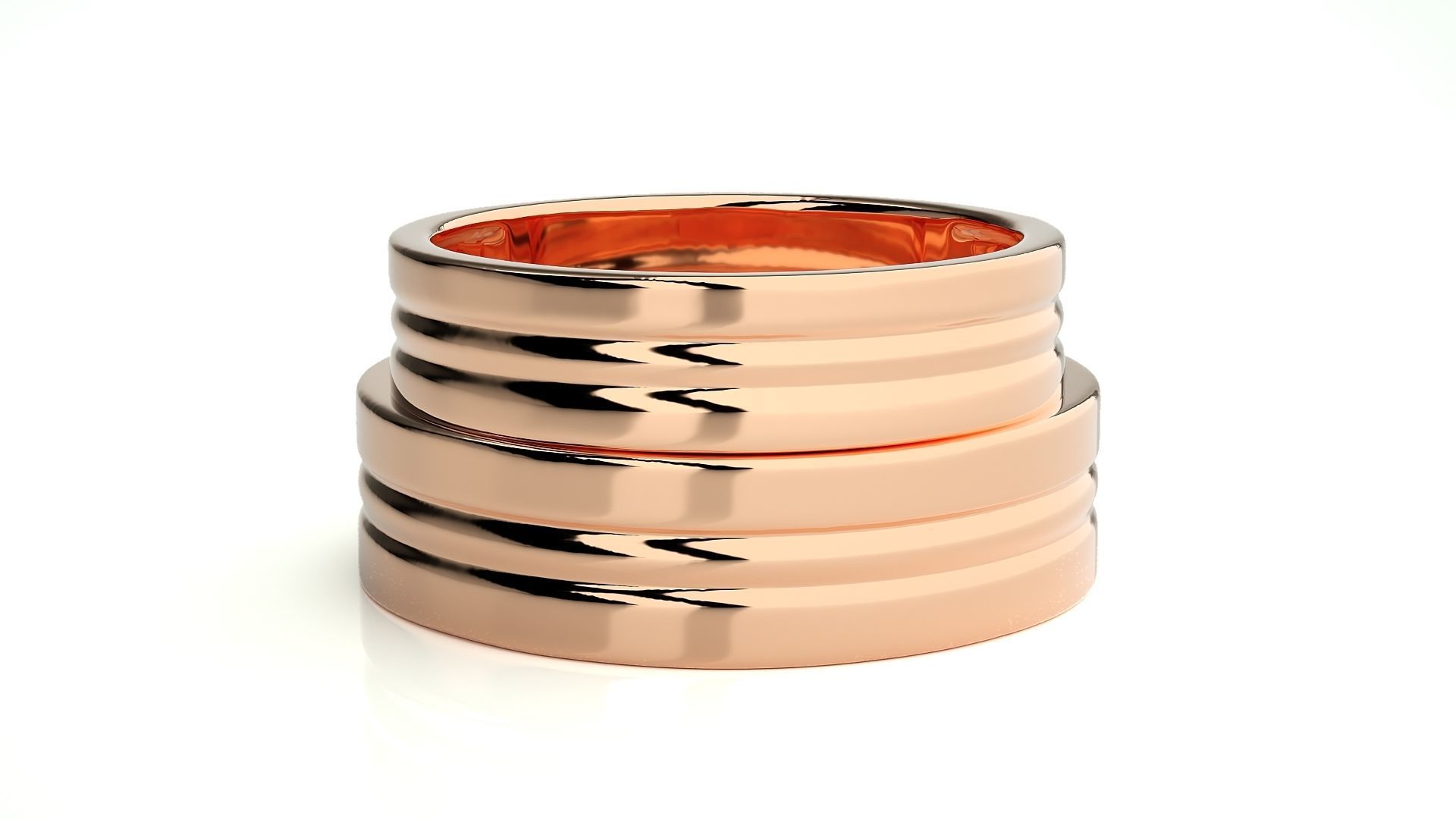 Wedding Band - 8933 3D print model_3