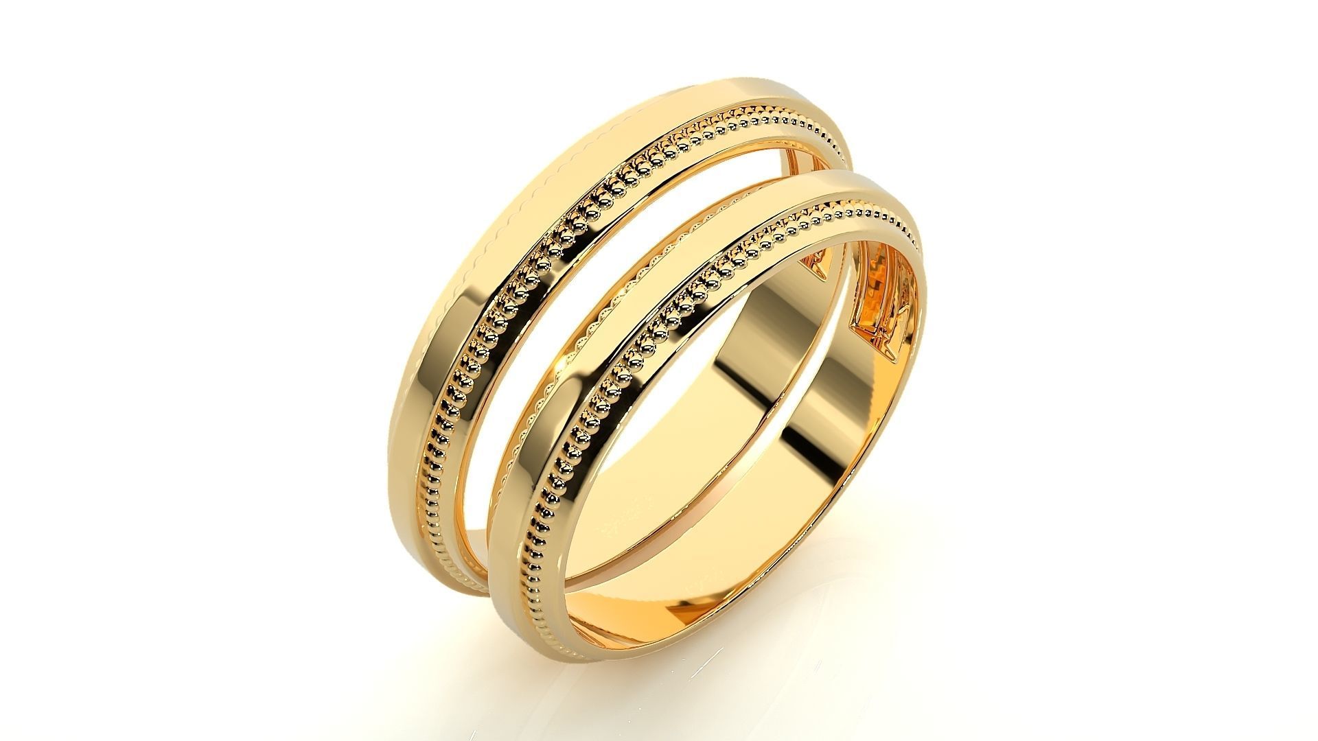 Wedding Band - 9136 3D print model_12