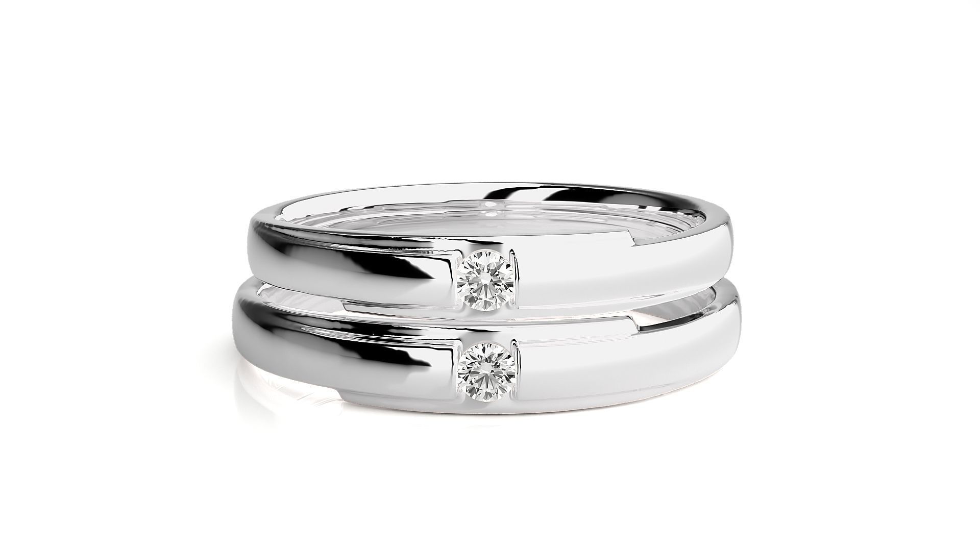 Wedding Band - 9151 3D print model_8