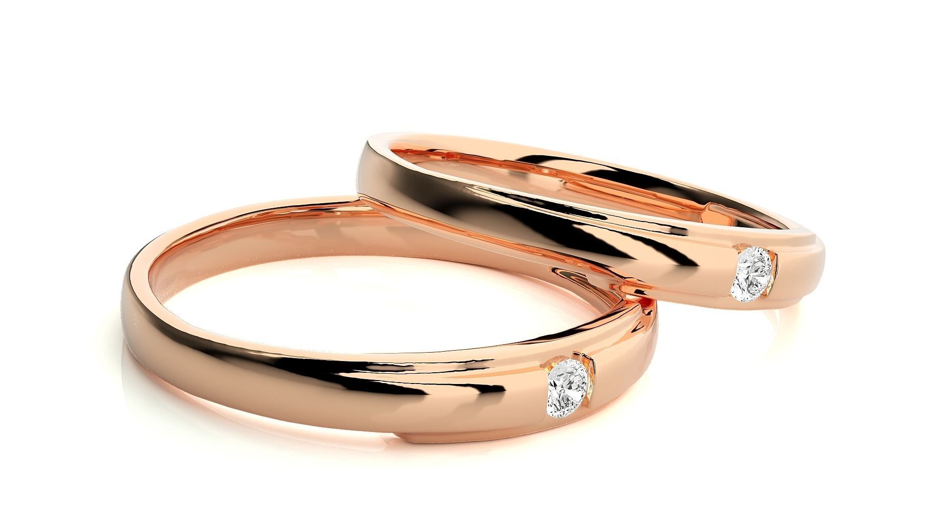 Wedding Band - 9151 3D print model_3