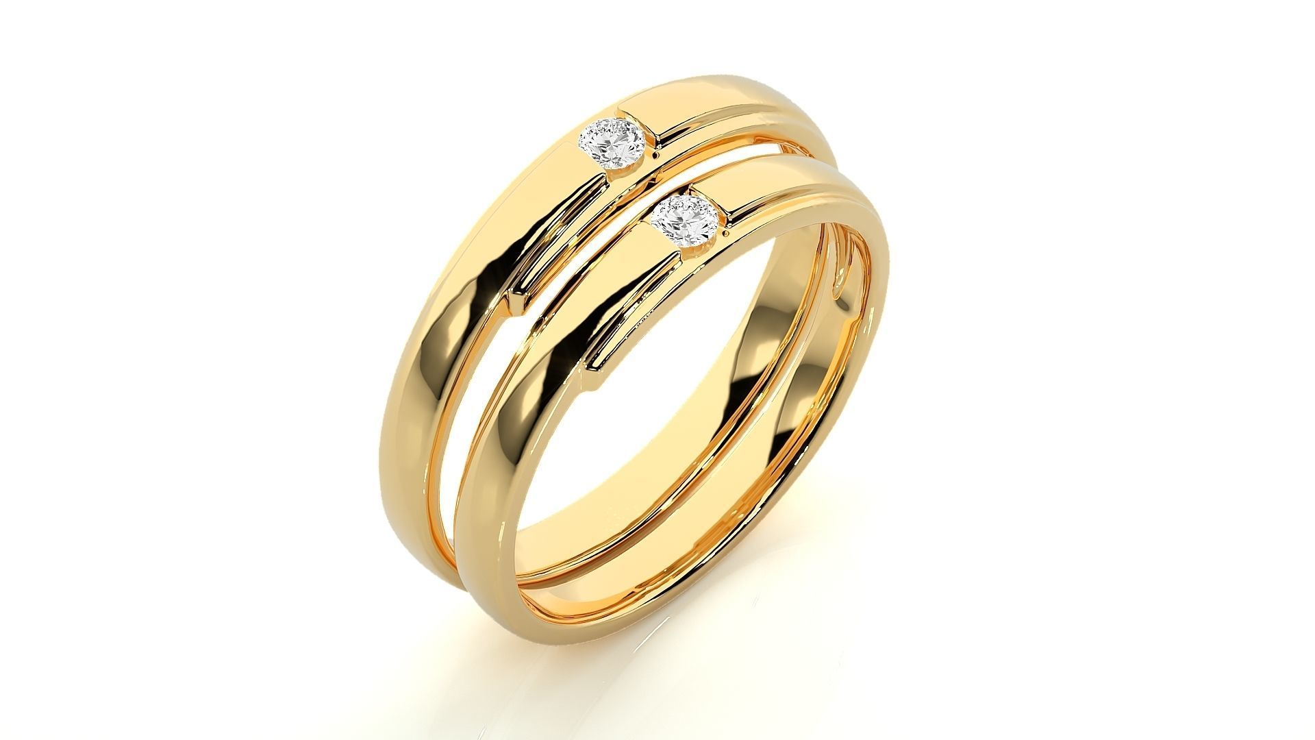 Wedding Band - 9151 3D print model_12
