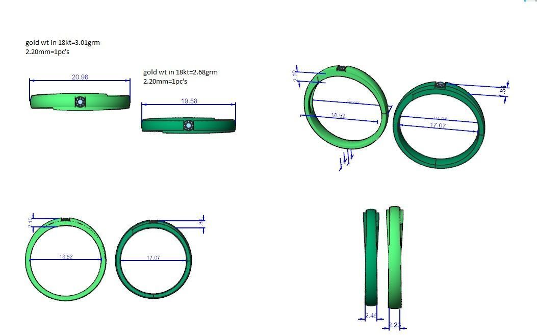 Wedding Band - 9151 3D print model_1