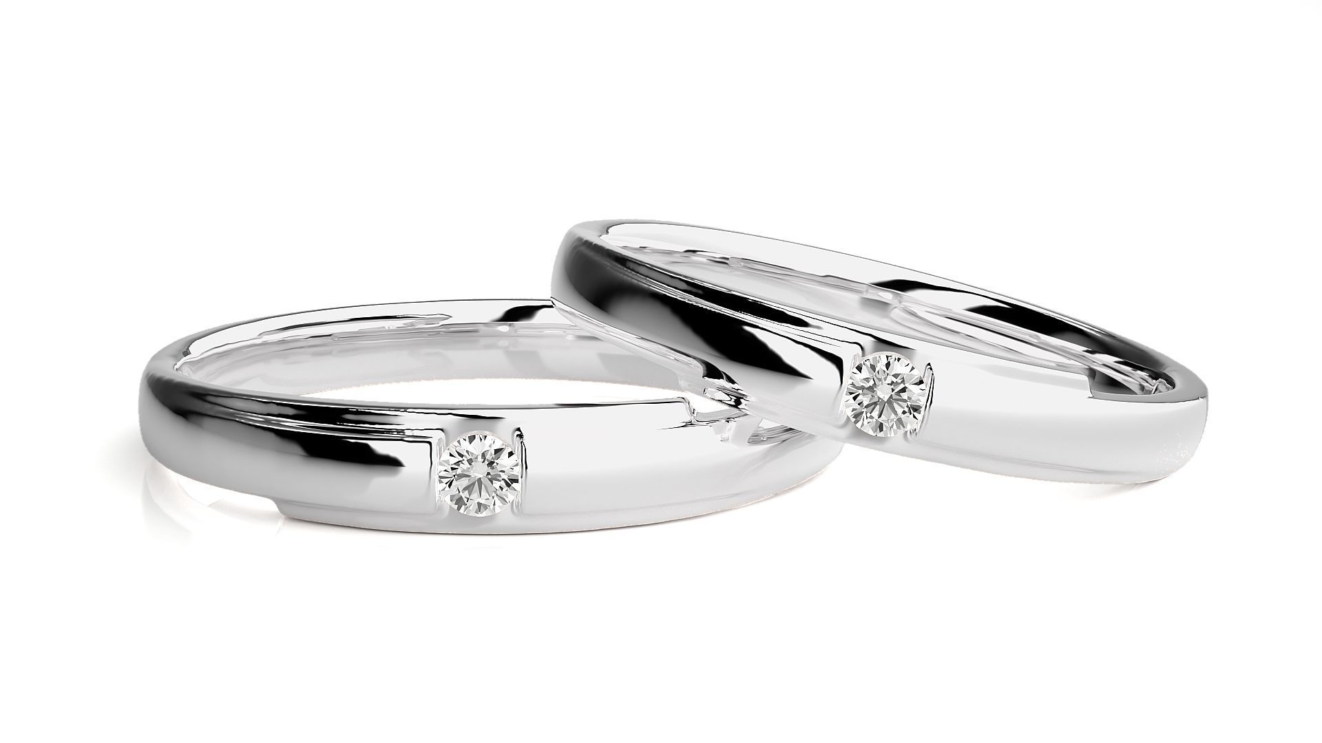 Wedding Band - 9151 3D print model_6