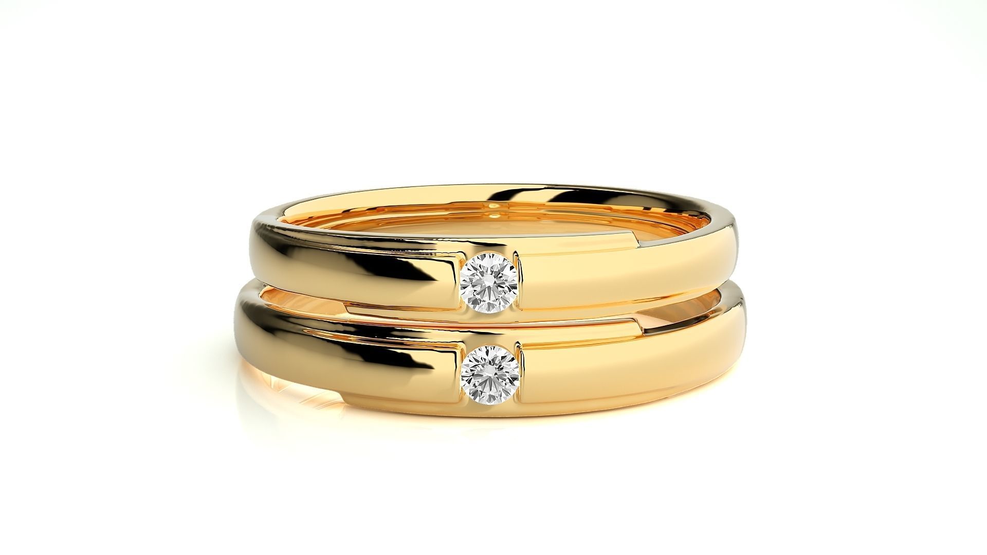 Wedding Band - 9151 3D print model_11