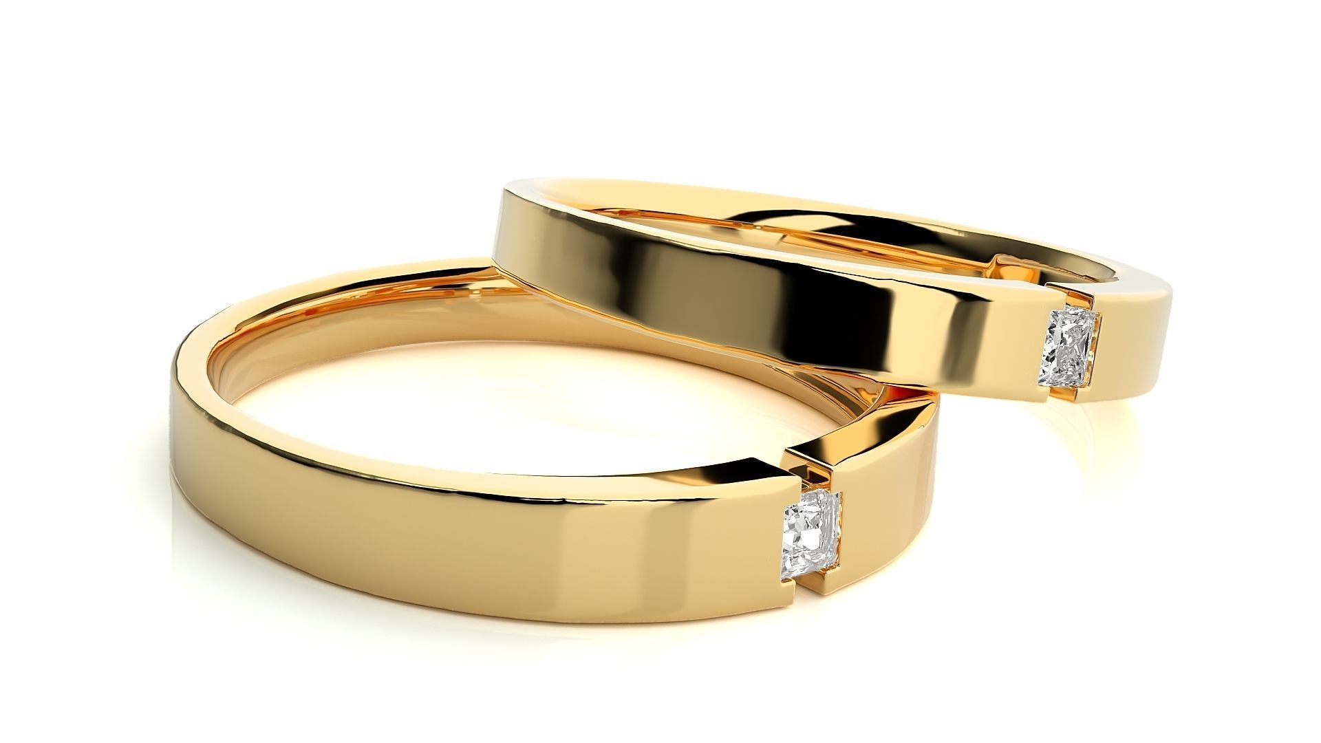 Wedding Band - 9162 3D print model_10