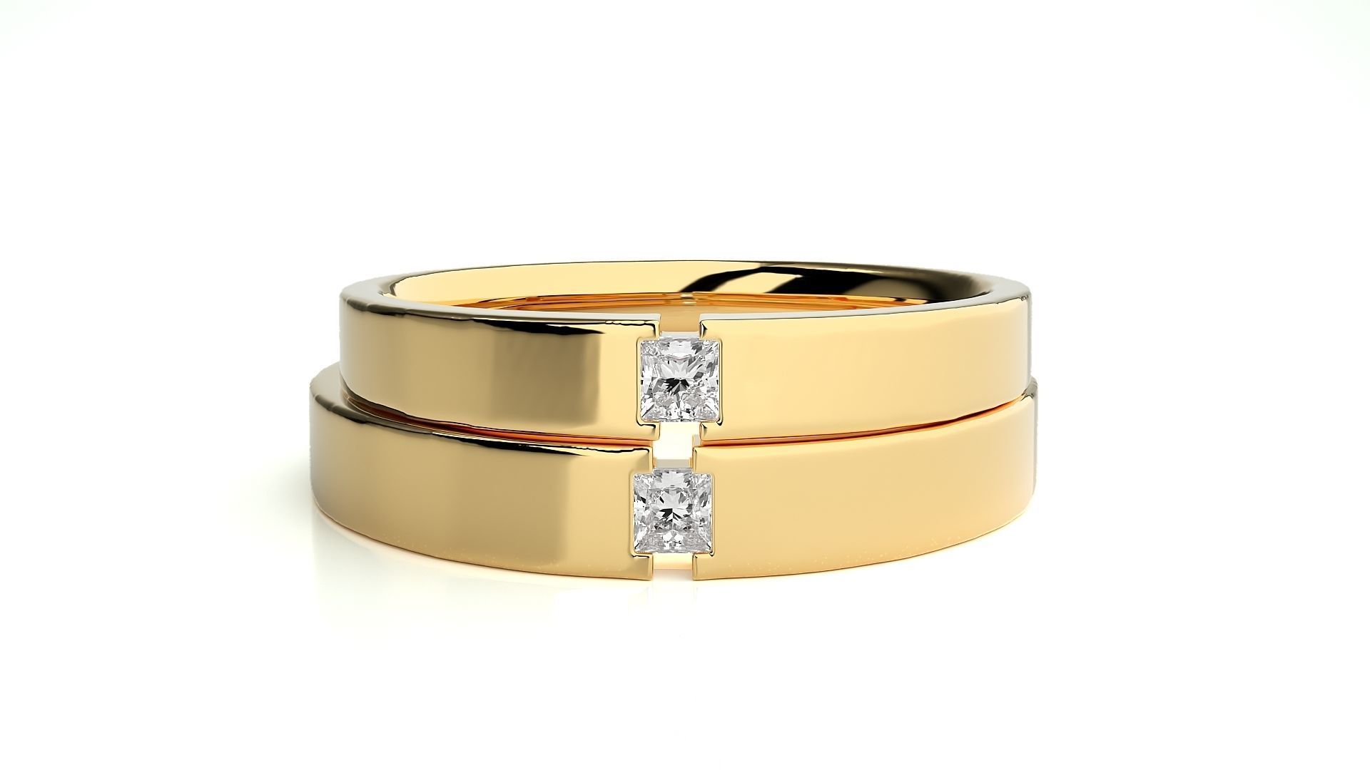 Wedding Band - 9162 3D print model_11